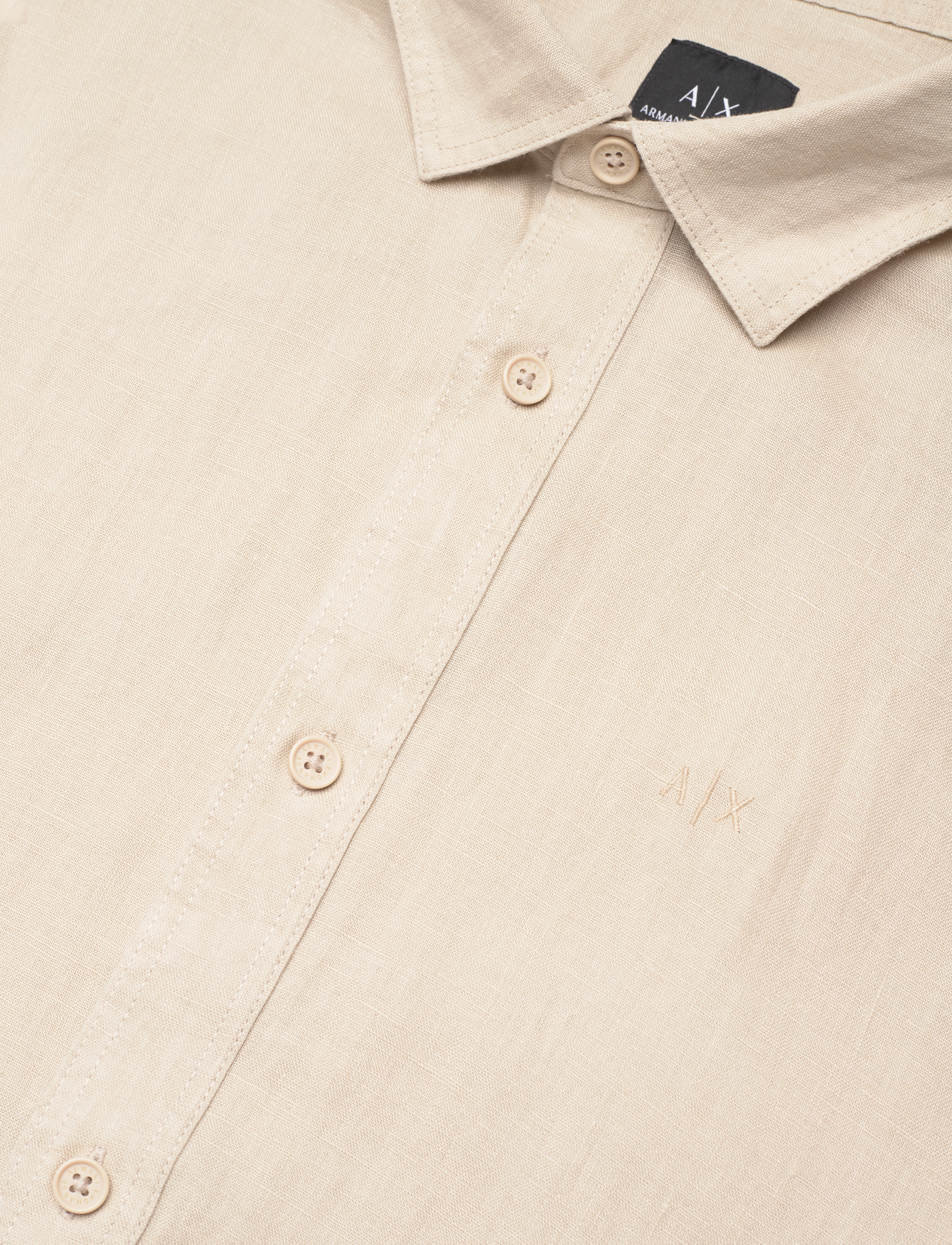 Armani Exchange - SHIRT - hørskjorter - pure cashmere - 3