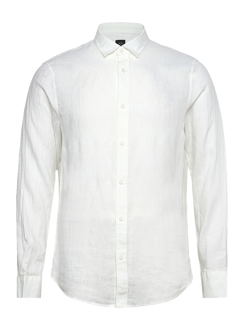 Armani Exchange - SHIRT - hørskjorter - white - 0