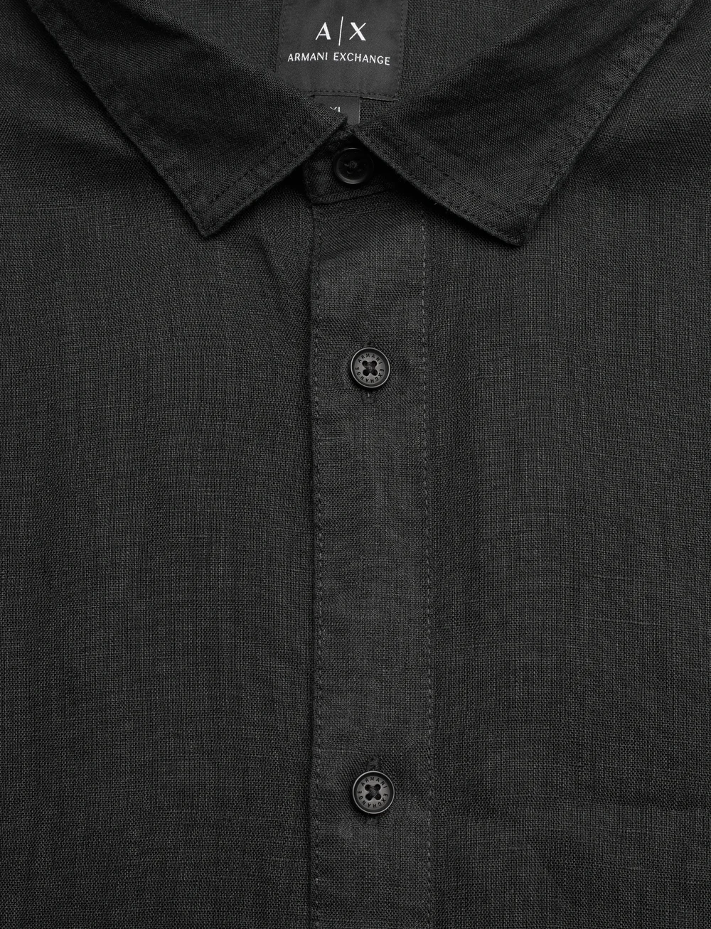 Armani Exchange - SHIRT - linneskjortor - black - 2