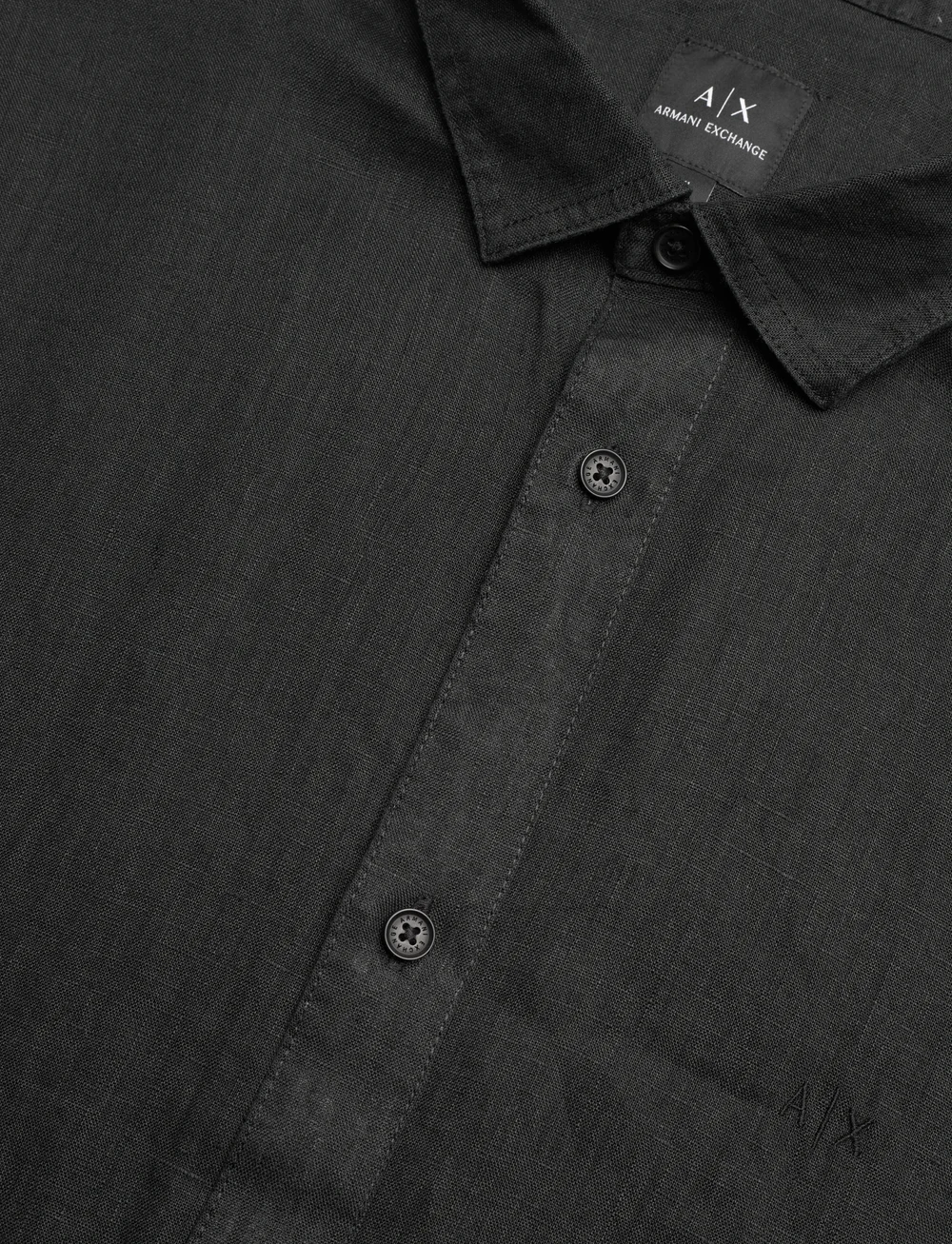 Armani Exchange - SHIRT - linneskjortor - black - 3