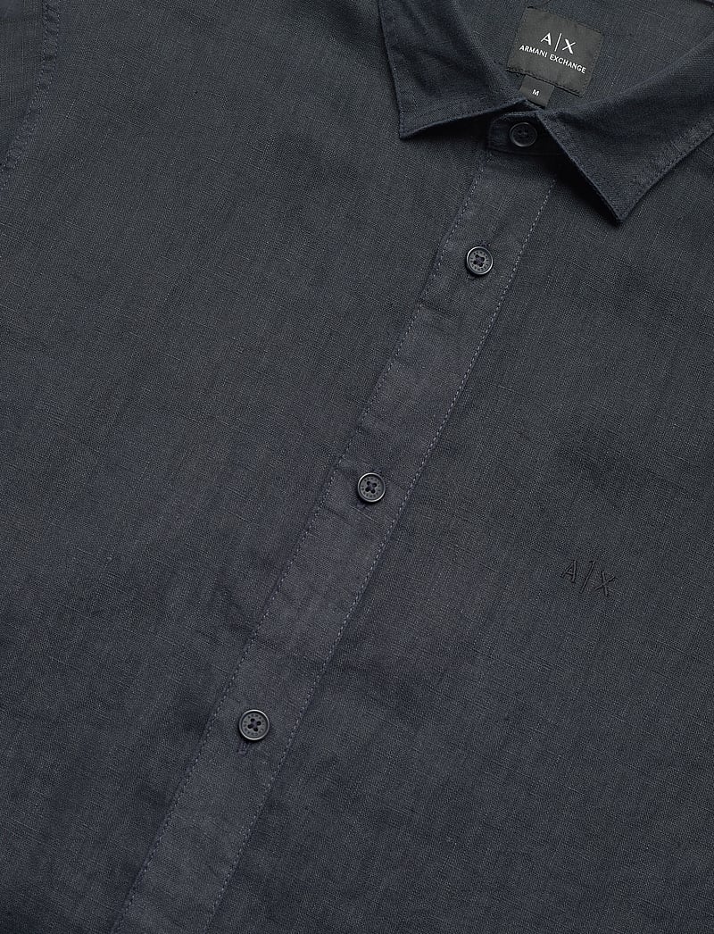 Armani Exchange - SHIRT - linased särgid - deep navy - 3