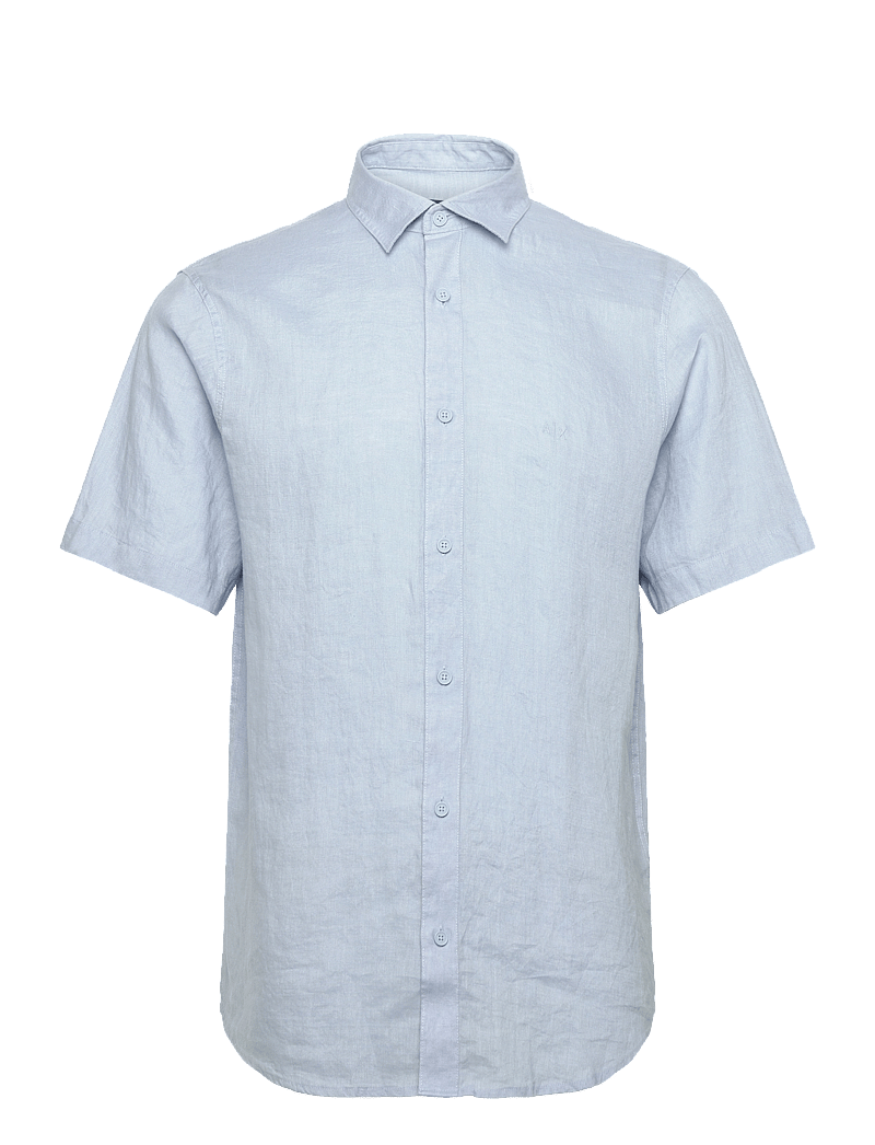 Armani Exchange - SHIRT - linneskjortor - soft chambray - 0