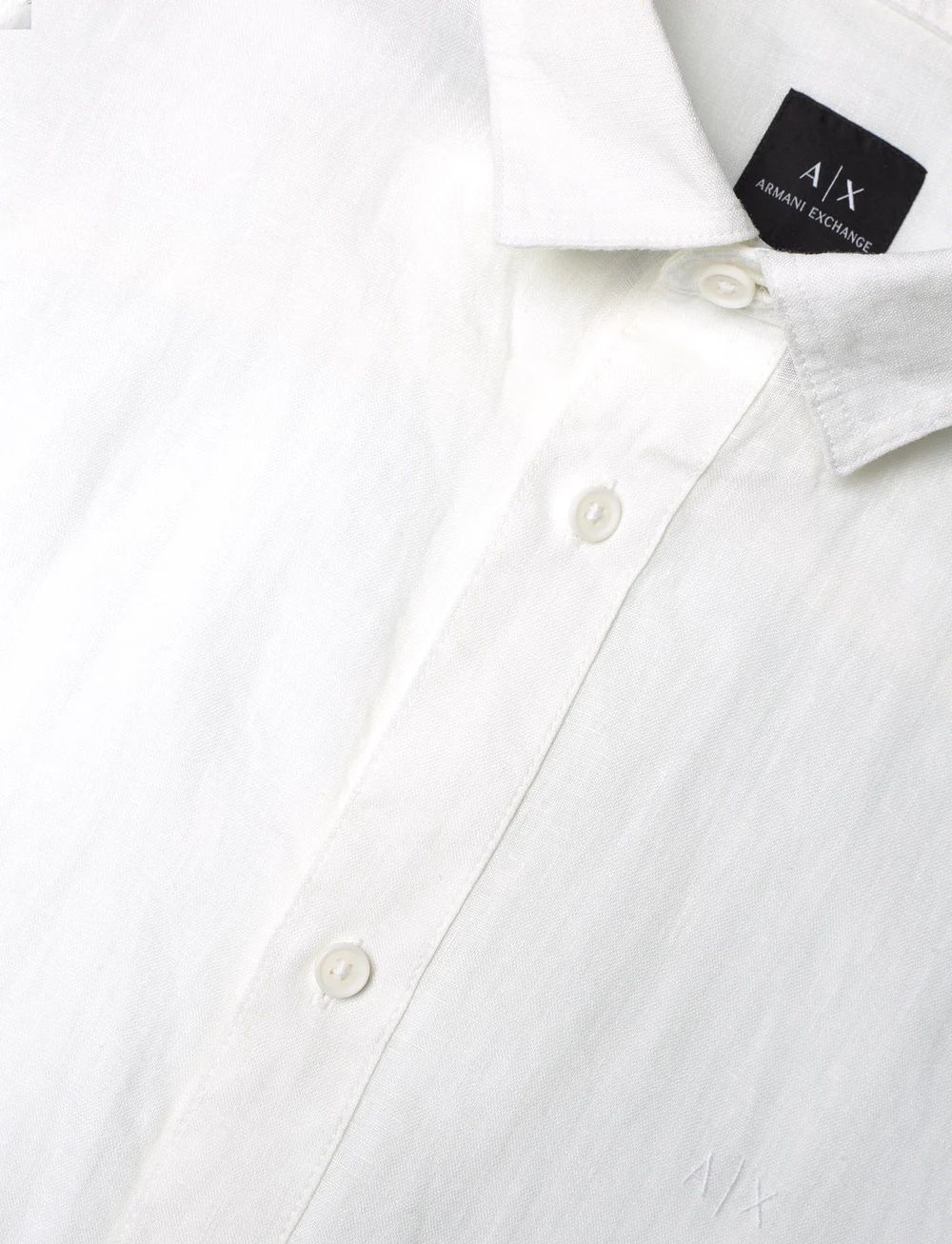 Armani Exchange - SHIRT - linneskjortor - white - 3