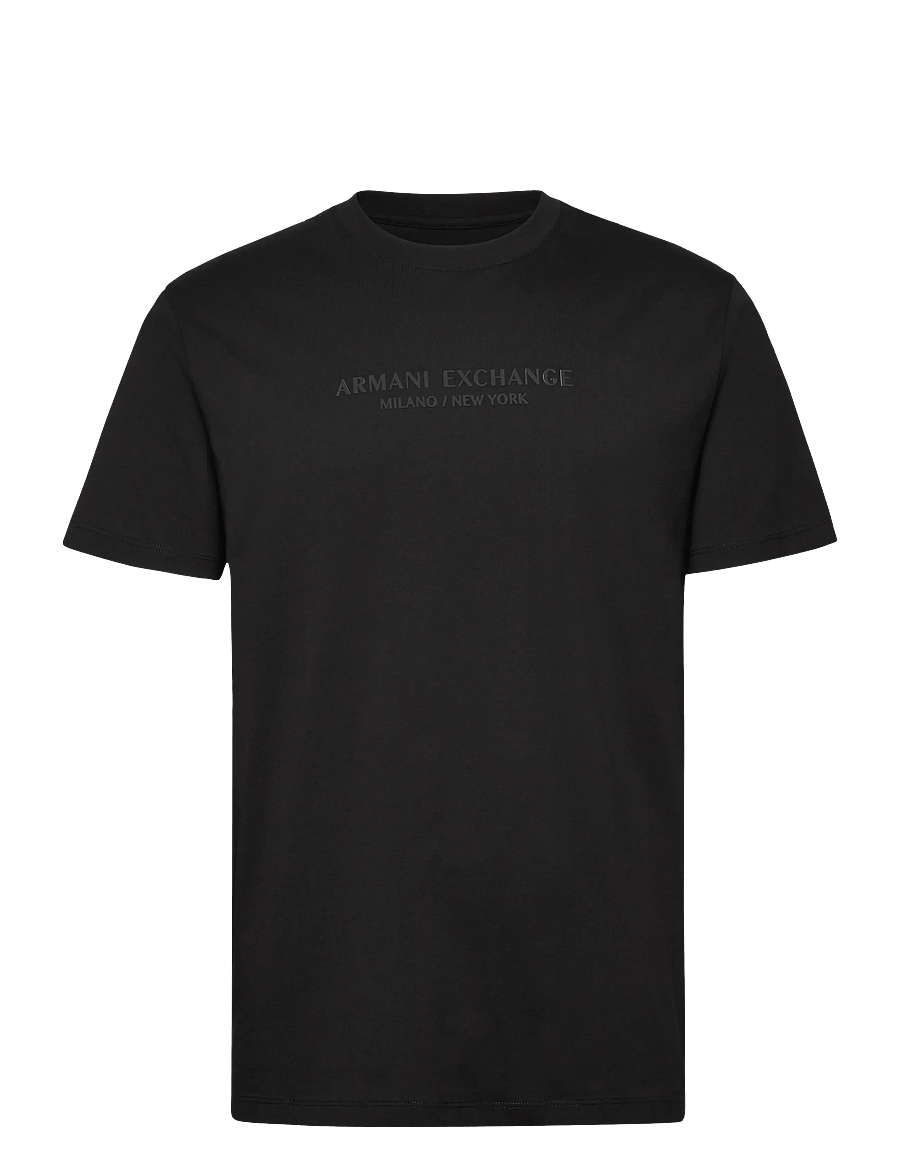 Armani Exchange - T-SHIRT - short-sleeved t-shirts - black - 1