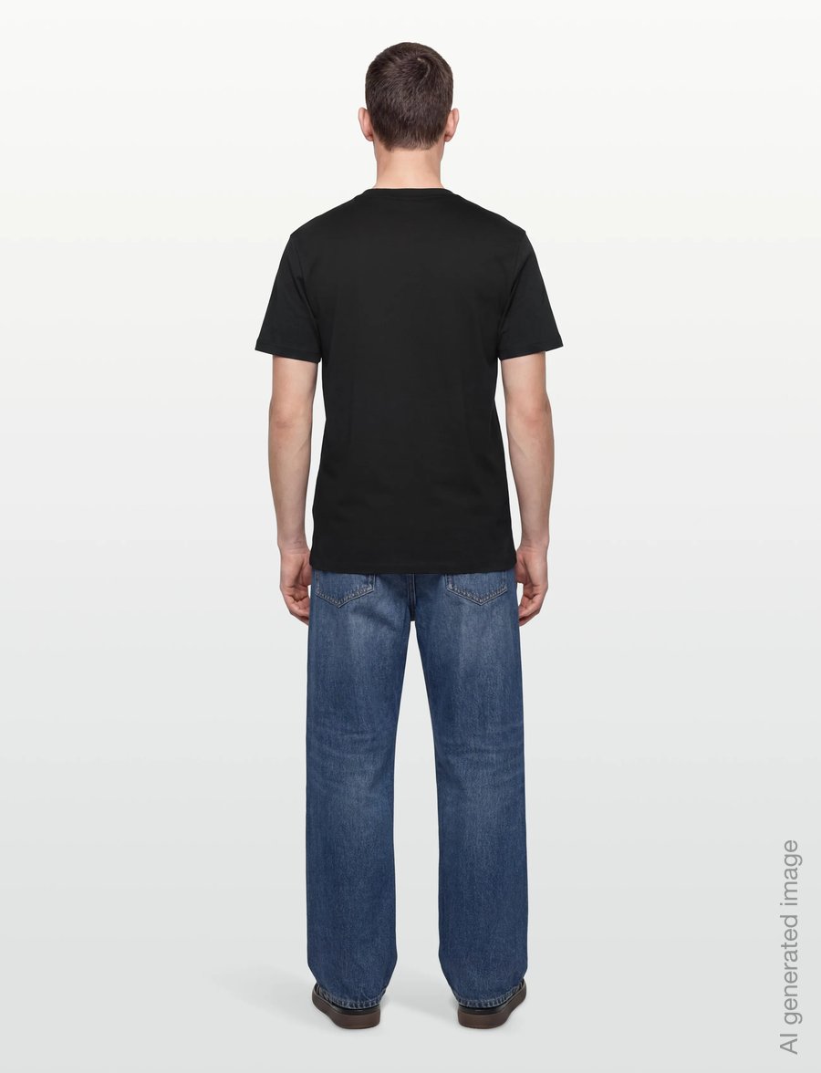 Armani Exchange - T-SHIRT - short-sleeved t-shirts - black - 4