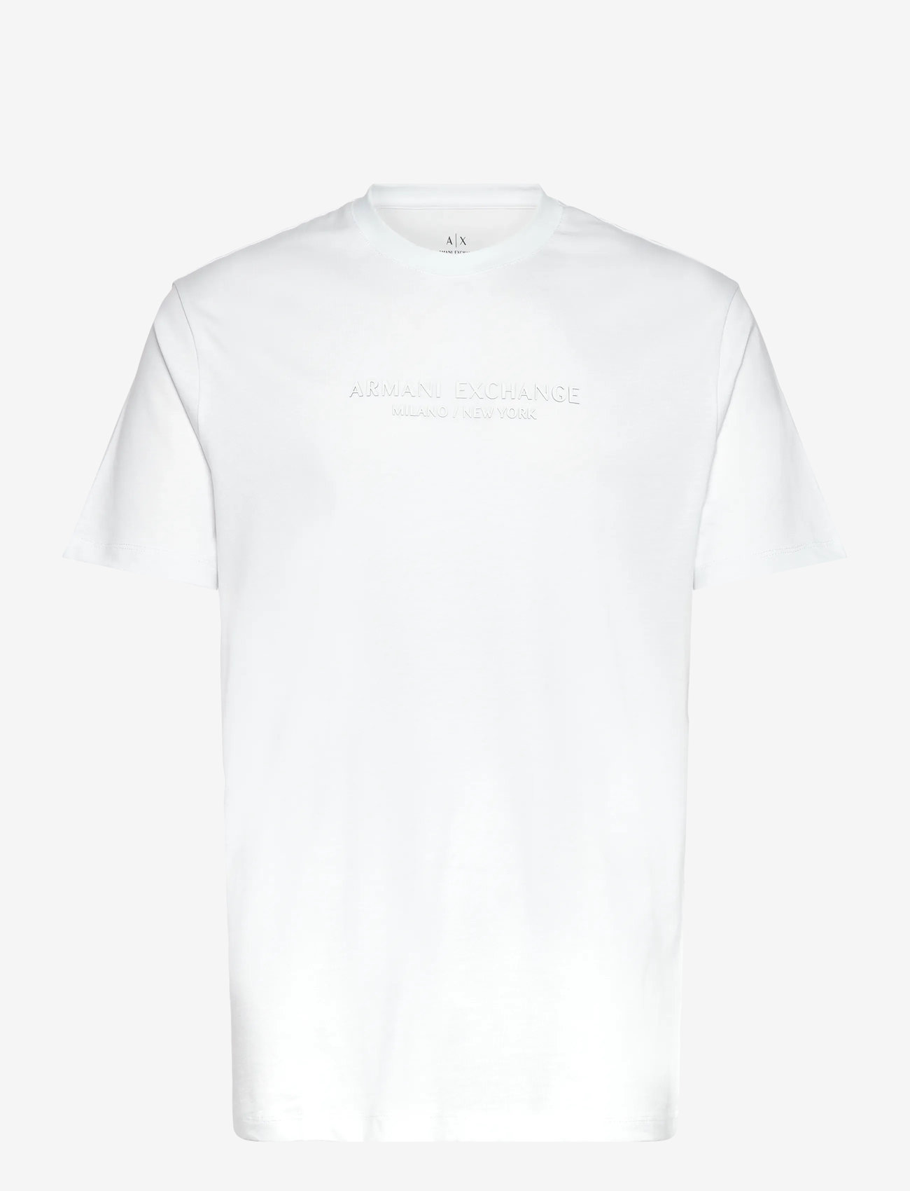 Armani Exchange - T-SHIRT - kortärmade t-shirts - white - 0
