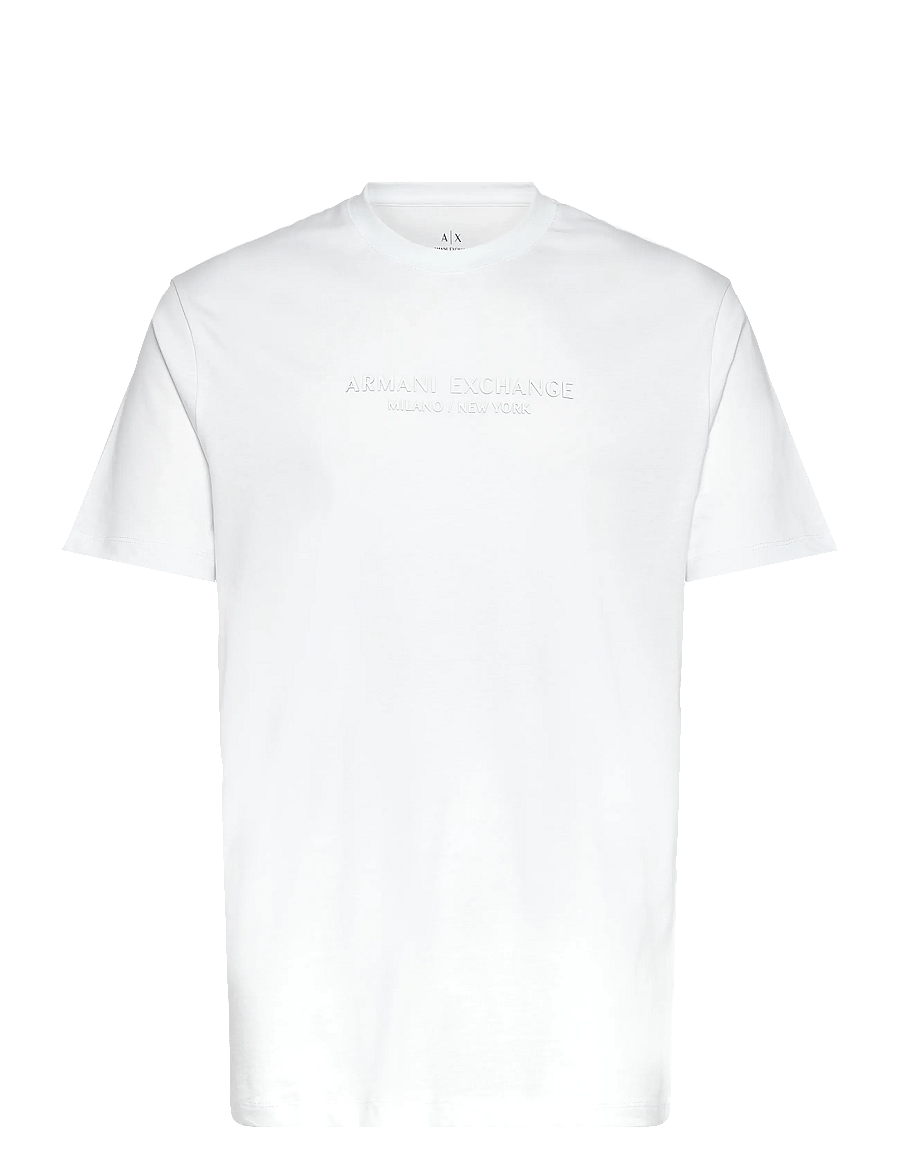 Armani Exchange - T-SHIRT - lühikeste varrukatega t-särgid - white - 1