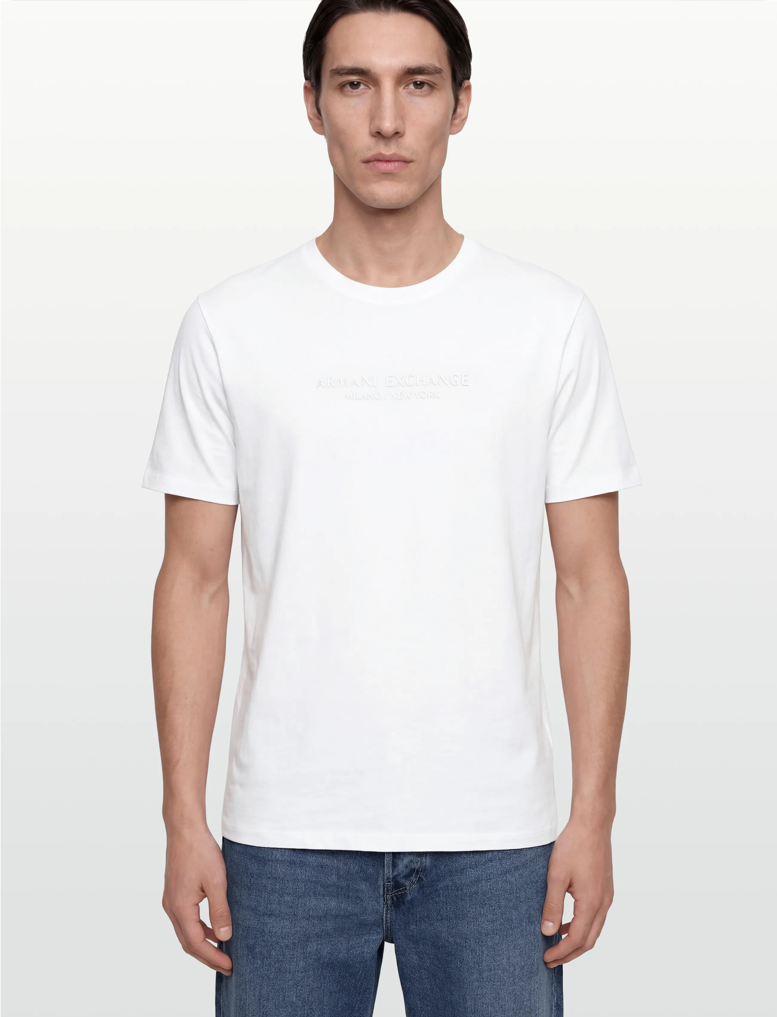 Armani Exchange - T-SHIRT - gimtadienio dovanos - white - 3