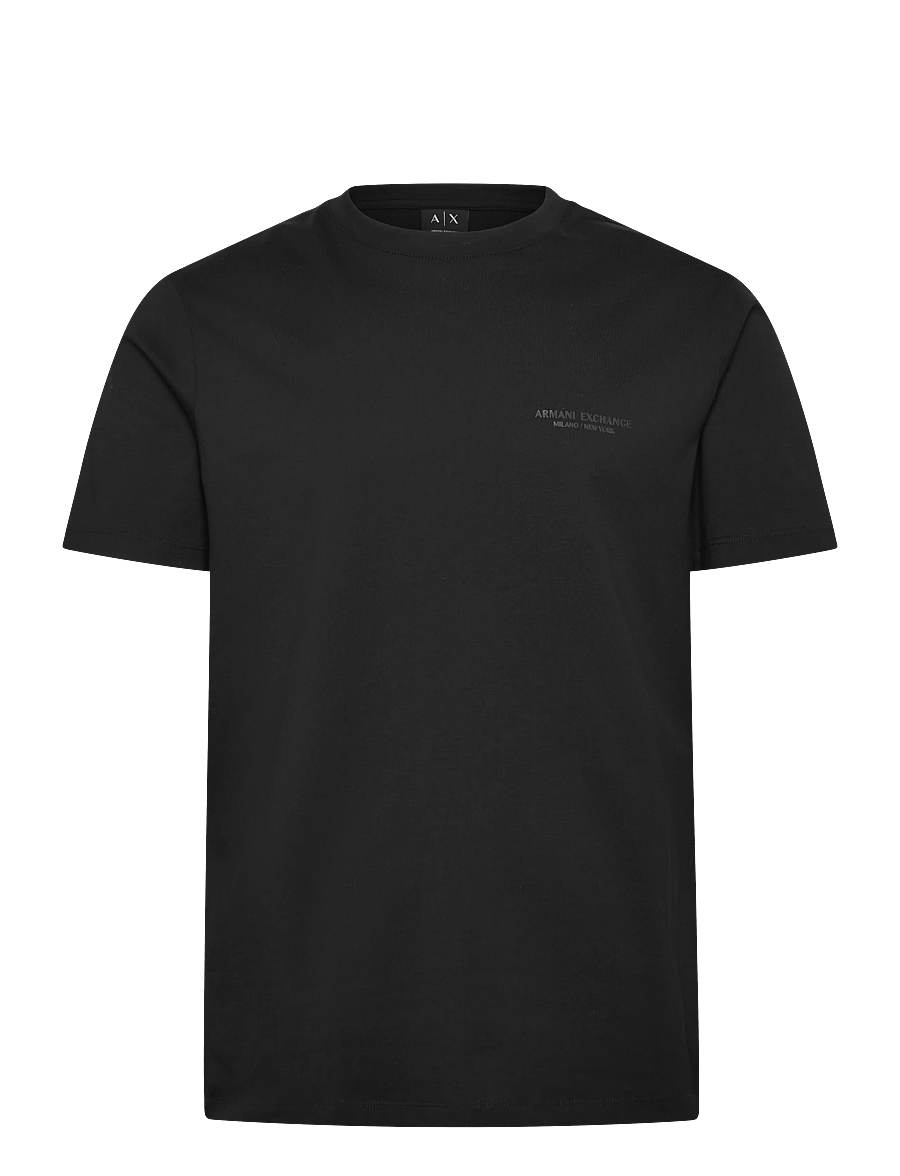Armani Exchange - T-SHIRT - kurzärmelige t-shirts - black - 1