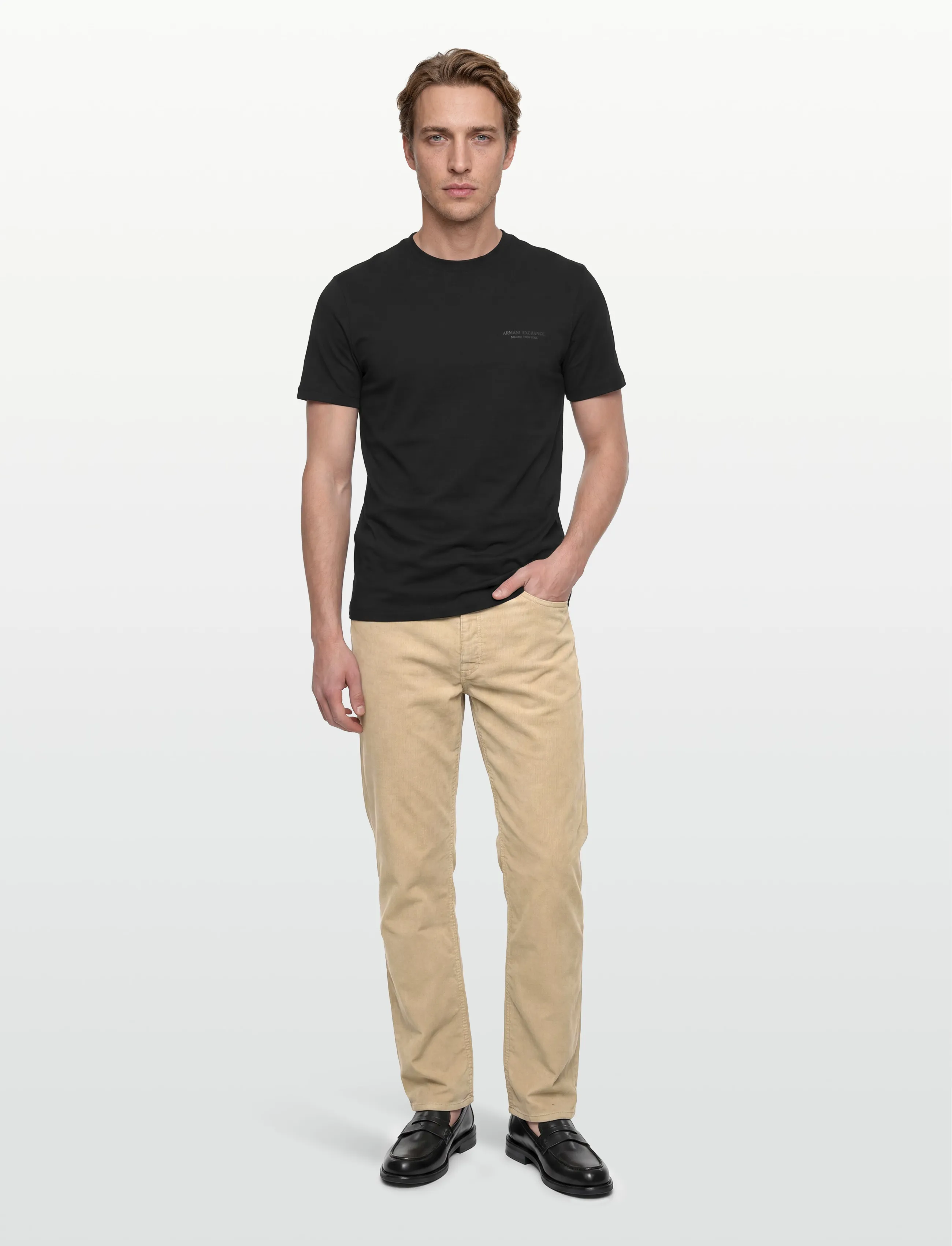 Armani Exchange T-Shirt, XL, Black, T-Shirts > Kortærmede, Herre
