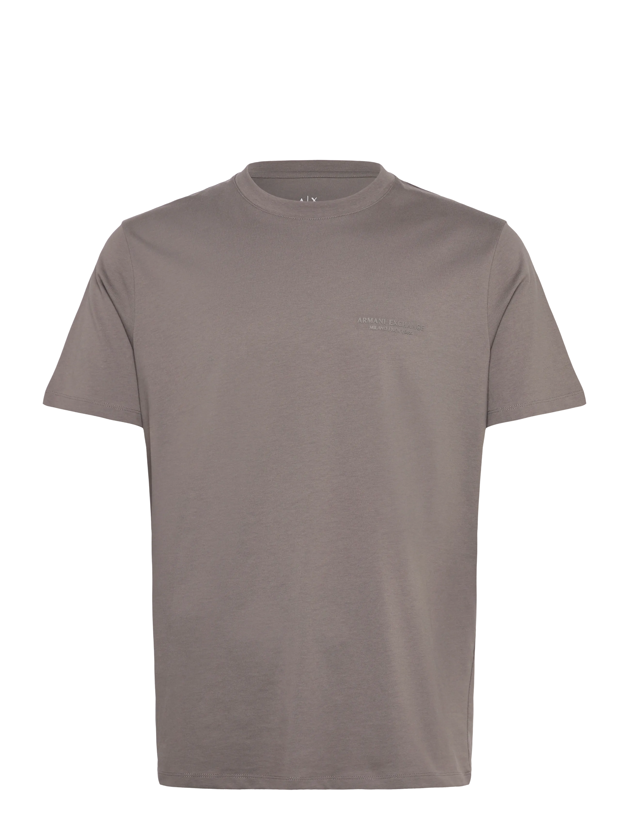 Armani Exchange T-SHIRT - Riided - DARK GULL GRAY / grey