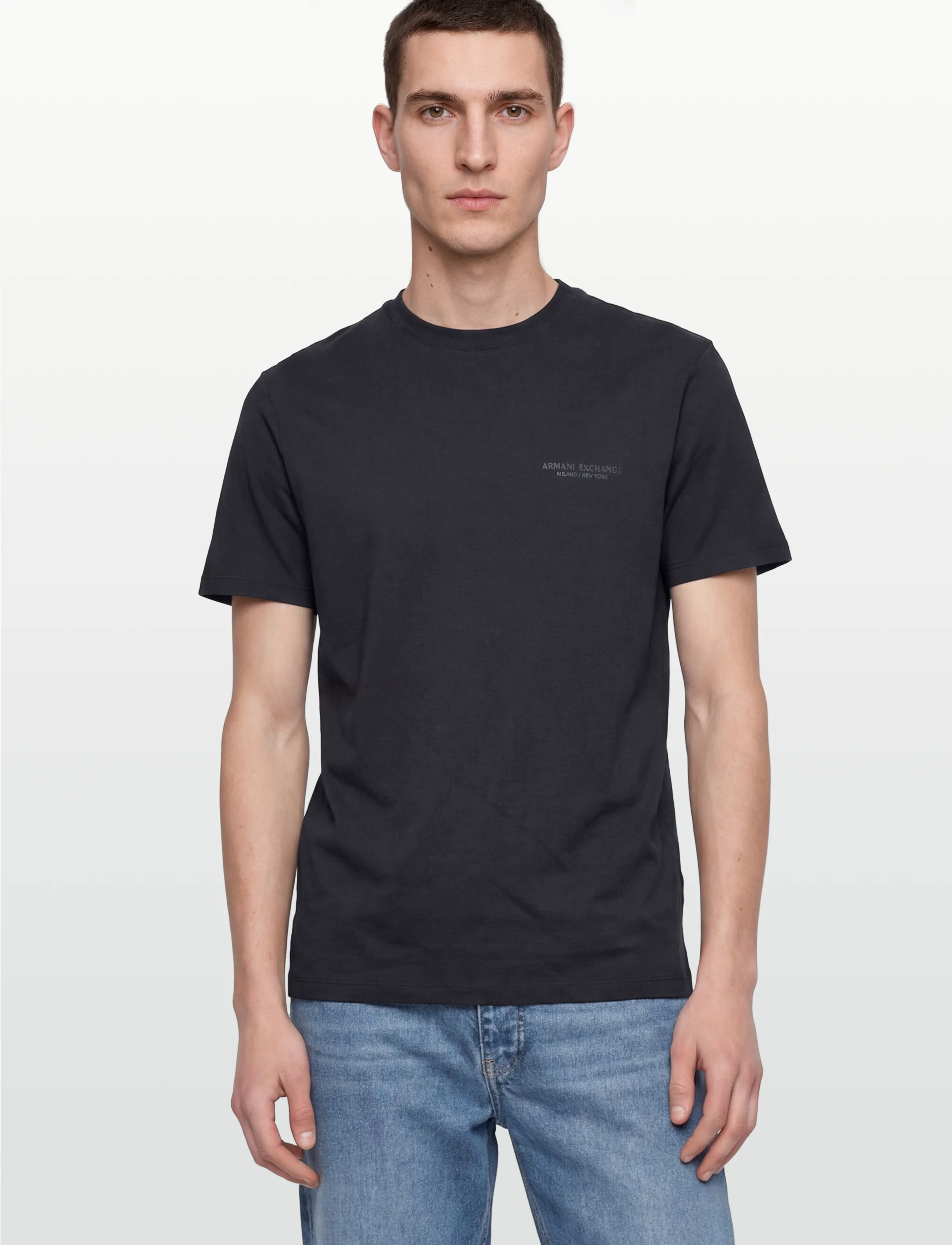 Armani Exchange - T-SHIRT - kortärmade t-shirts - deep navy - 3
