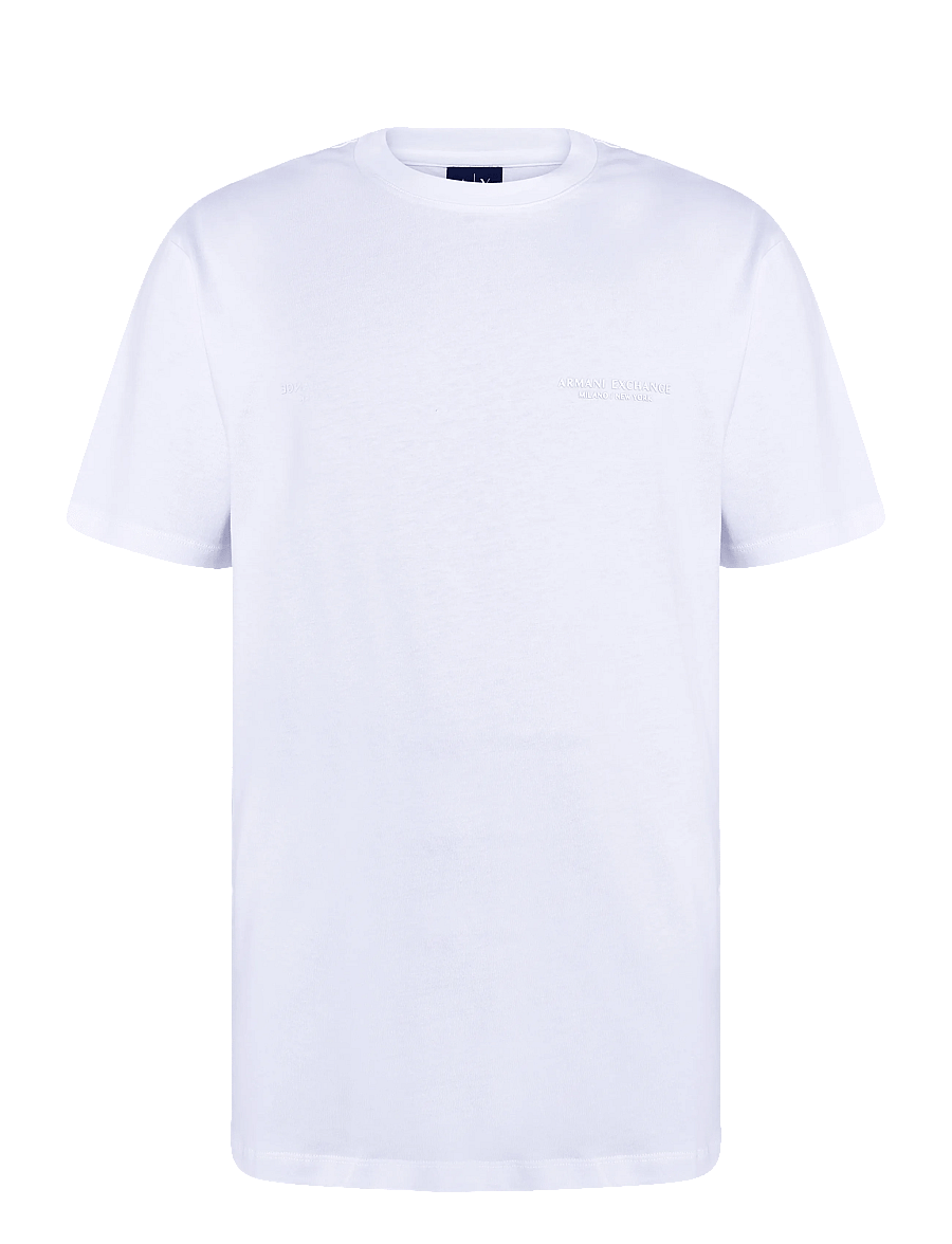 Armani Exchange - T-SHIRT - kurzärmelige t-shirts - white - 1