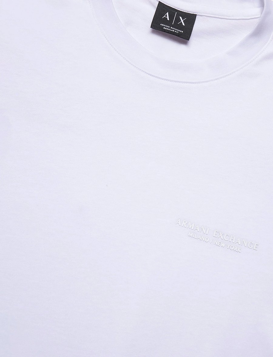 Armani Exchange - T-SHIRT - kurzärmelige t-shirts - white - 5