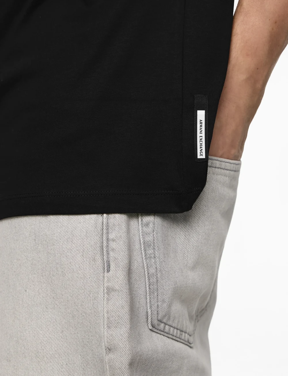 Armani Exchange - T-SHIRT - kortærmede t-shirts - black - 5