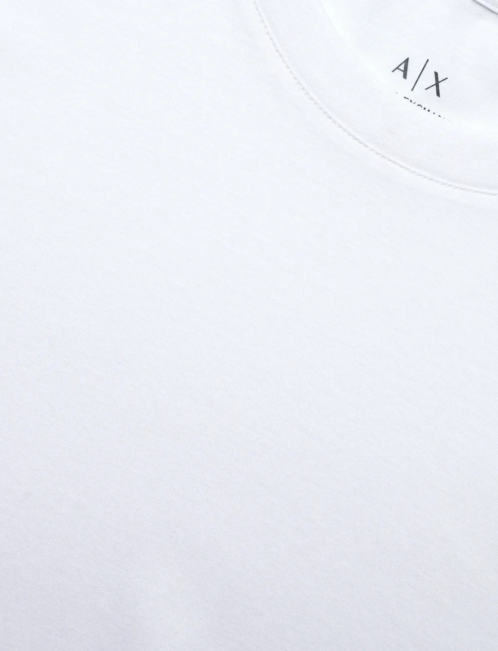 Armani Exchange - T-SHIRT - kortærmede t-shirts - white - 2