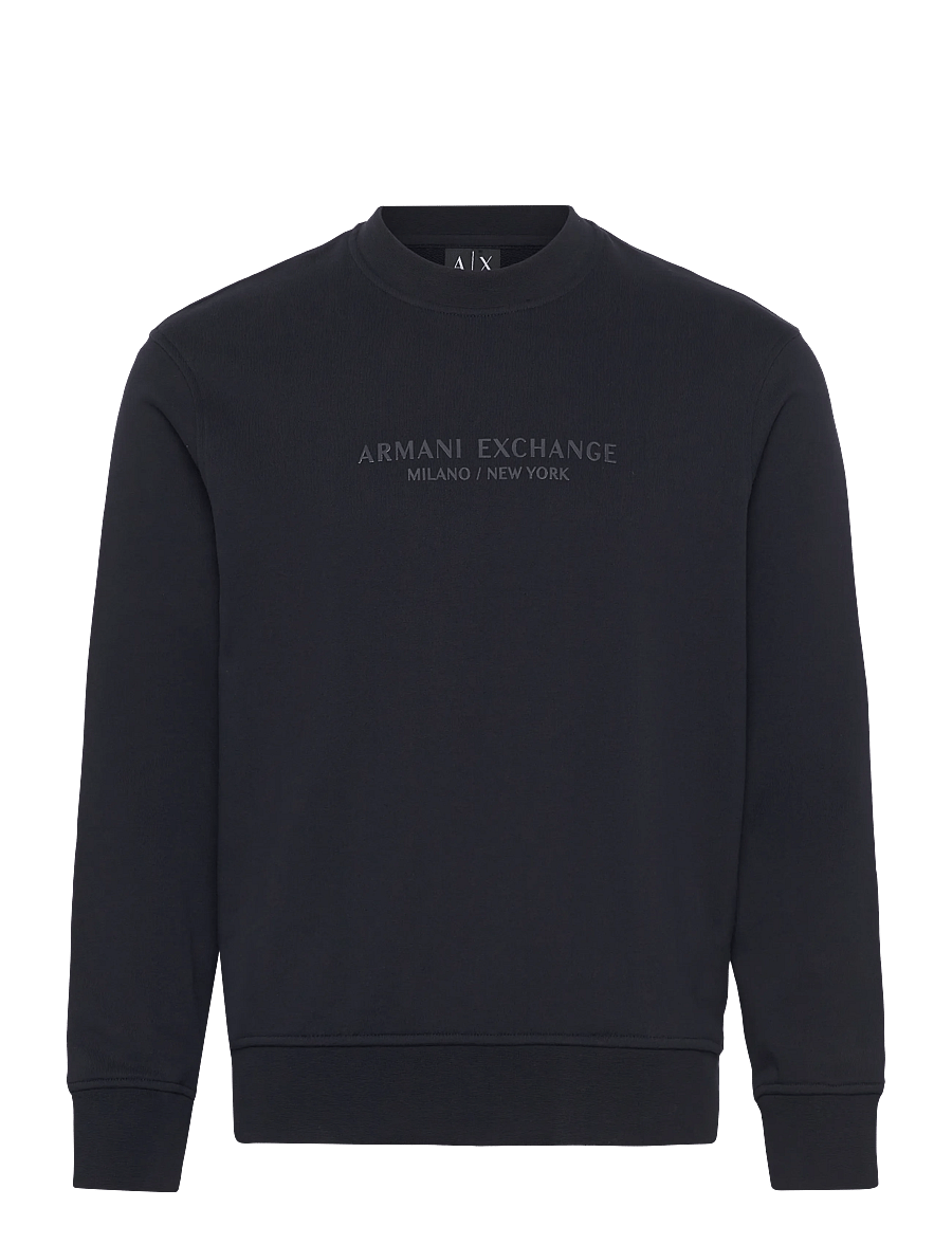 Armani Exchange - SWEATSHIRT - sweatshirts - deep navy - 1