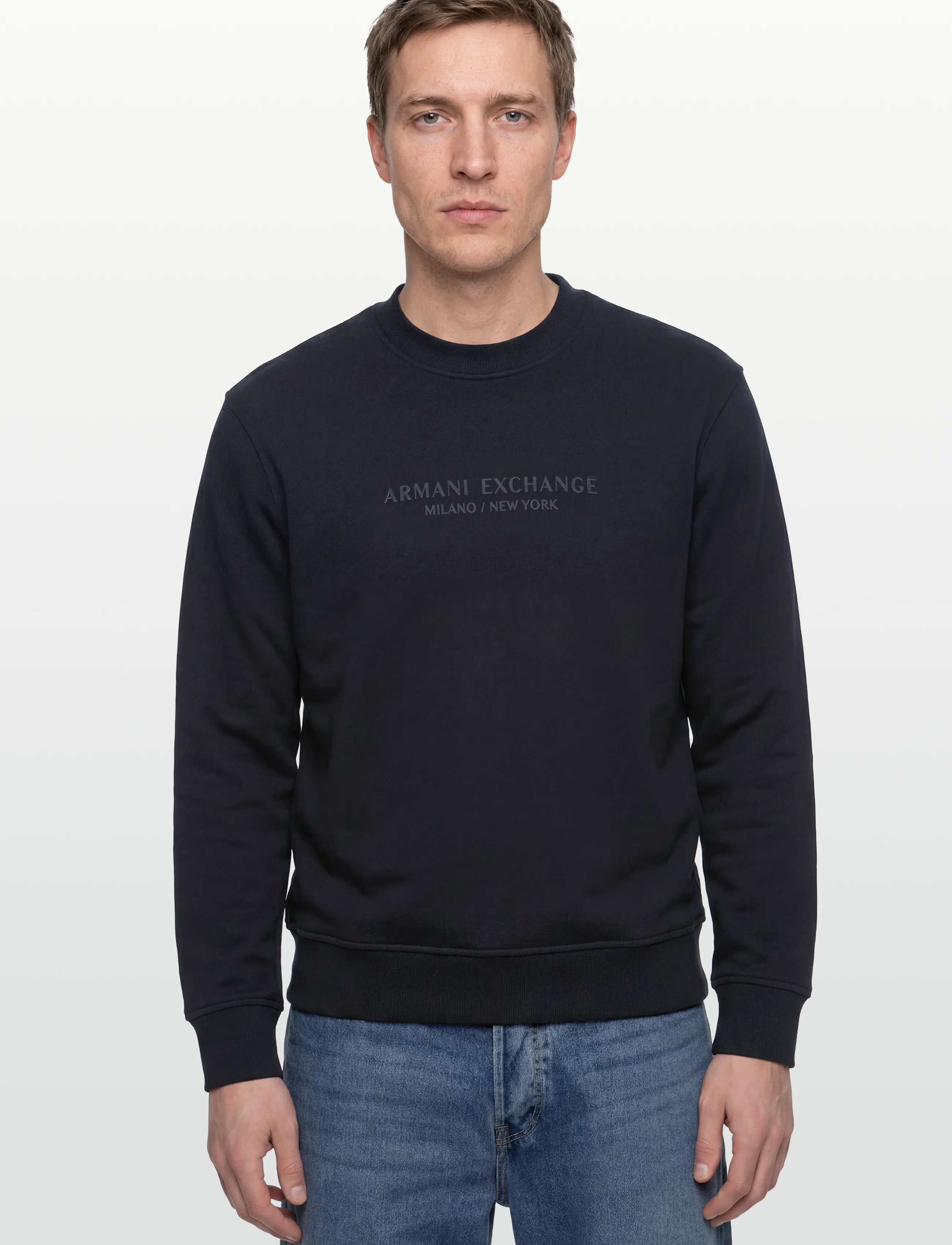 Armani Exchange - SWEATSHIRT - sweatshirts - deep navy - 3