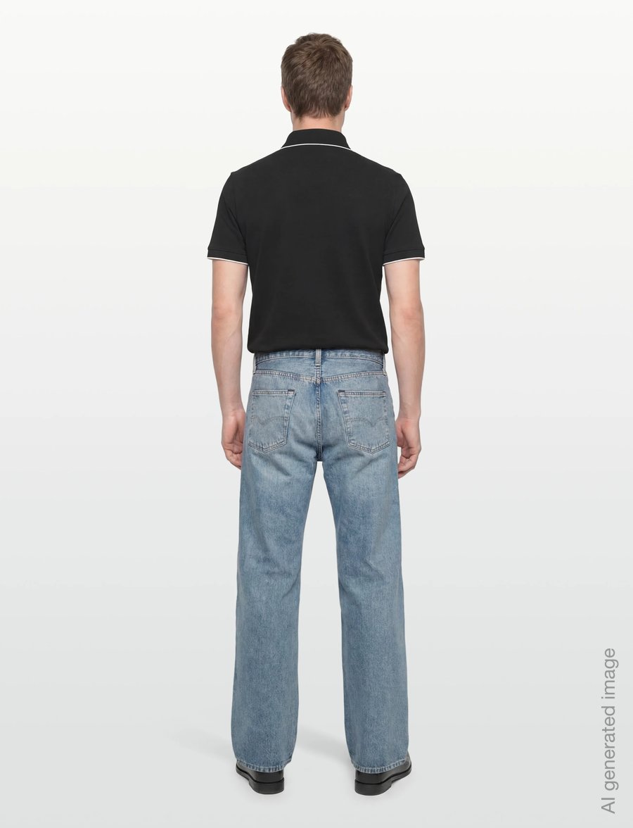 Armani Exchange - POLO SHIRT - short-sleeved polos - black - 4