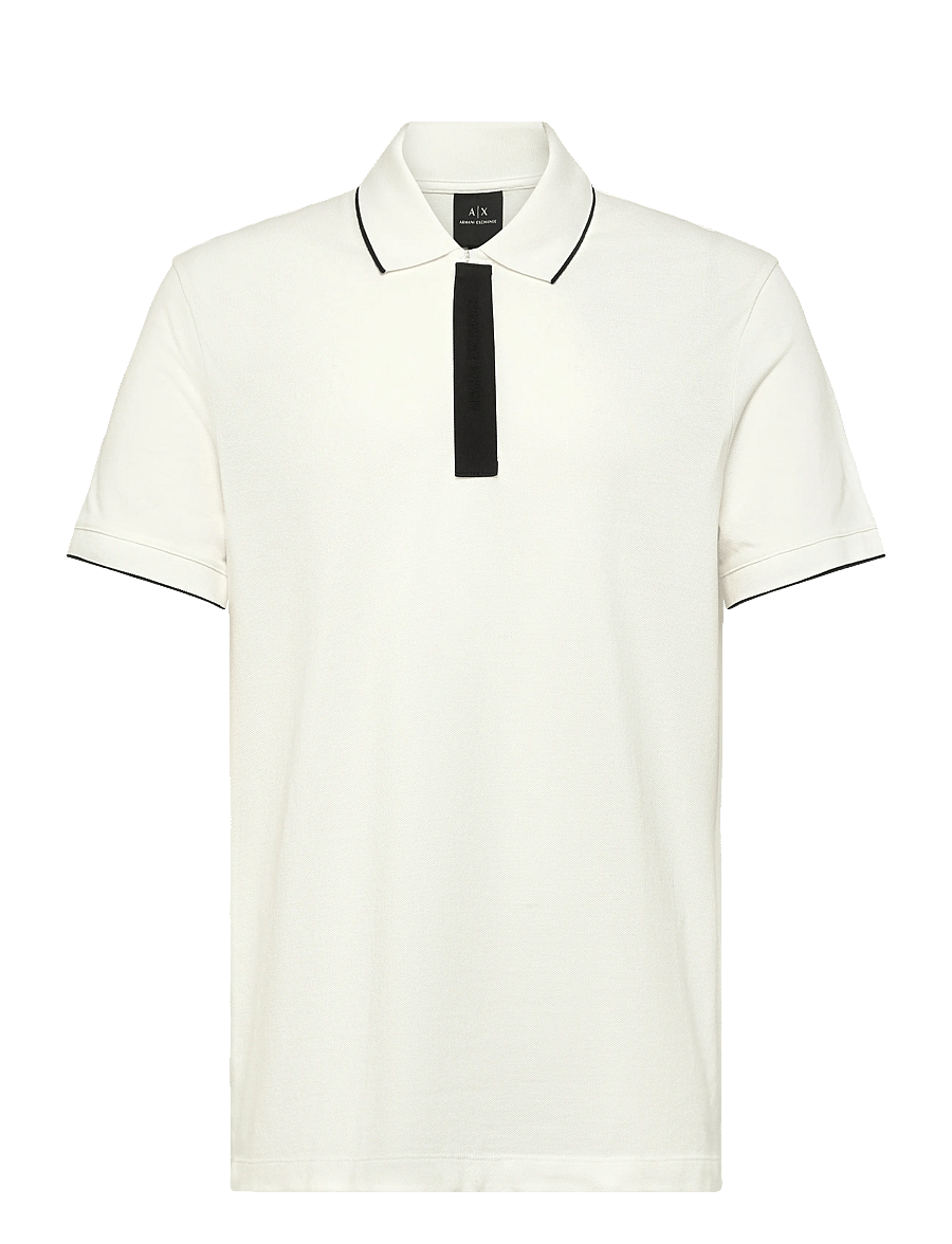 Armani Exchange - POLO SHIRT - lühikeste varrukatega polod - off white - 1