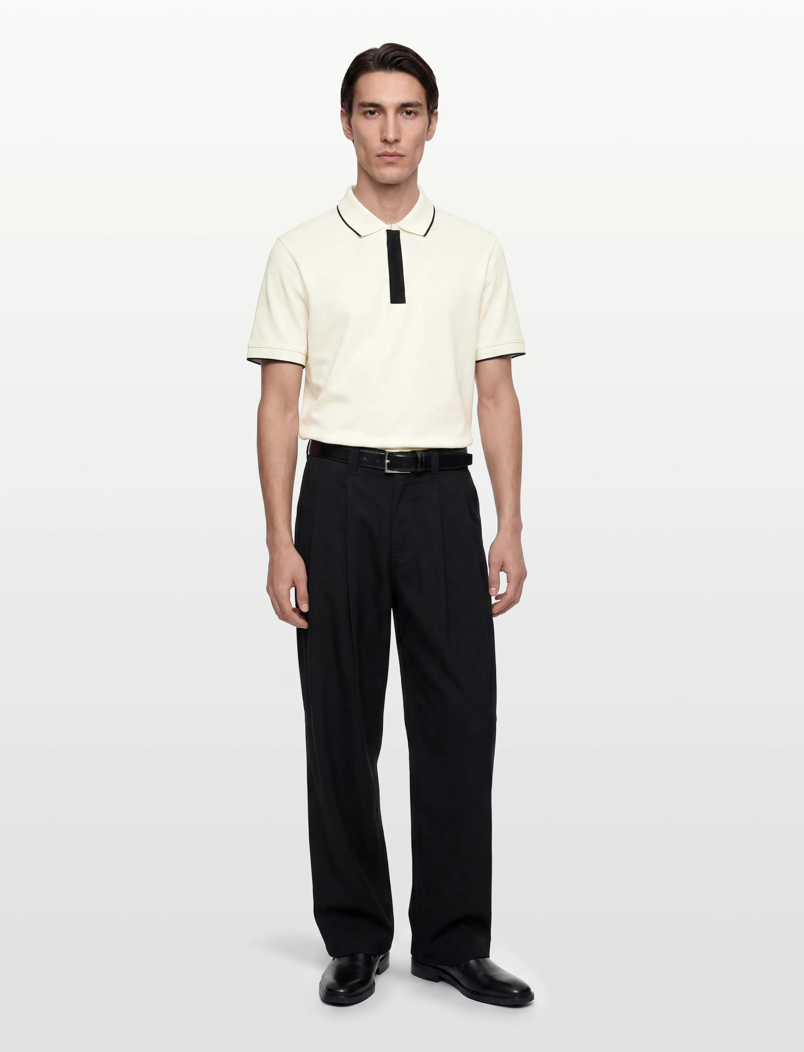 Armani Exchange Polo Shirt, S, Polos, Schwarz - Short-sleeved, Männerswear