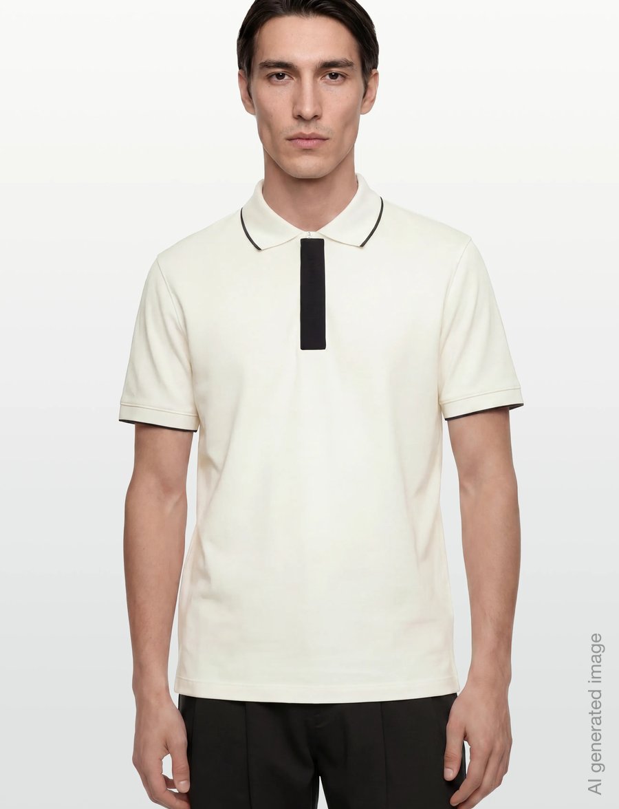 Armani Exchange - POLO SHIRT - lühikeste varrukatega polod - off white - 3