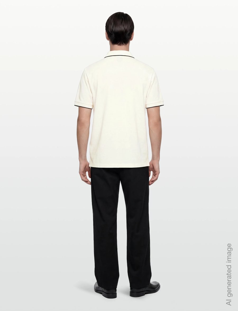 Armani Exchange - POLO SHIRT - lühikeste varrukatega polod - off white - 4
