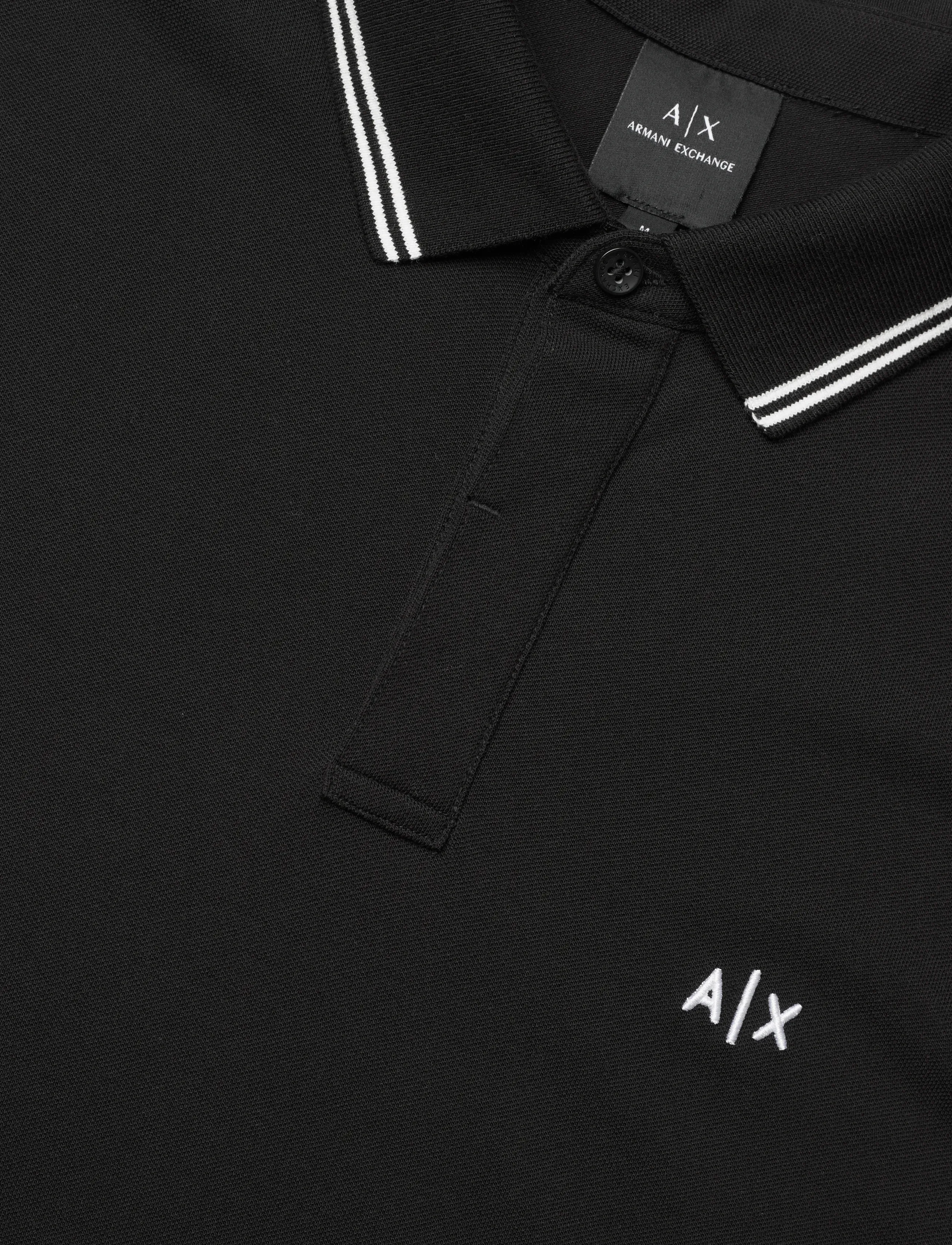 Armani Exchange - POLO SHIRT - kurzärmelig - black - 5