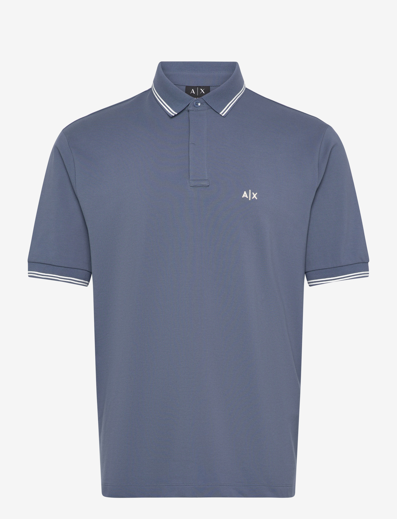 Armani Exchange - POLO SHIRT - kortärmade pikéer - china blue - 1