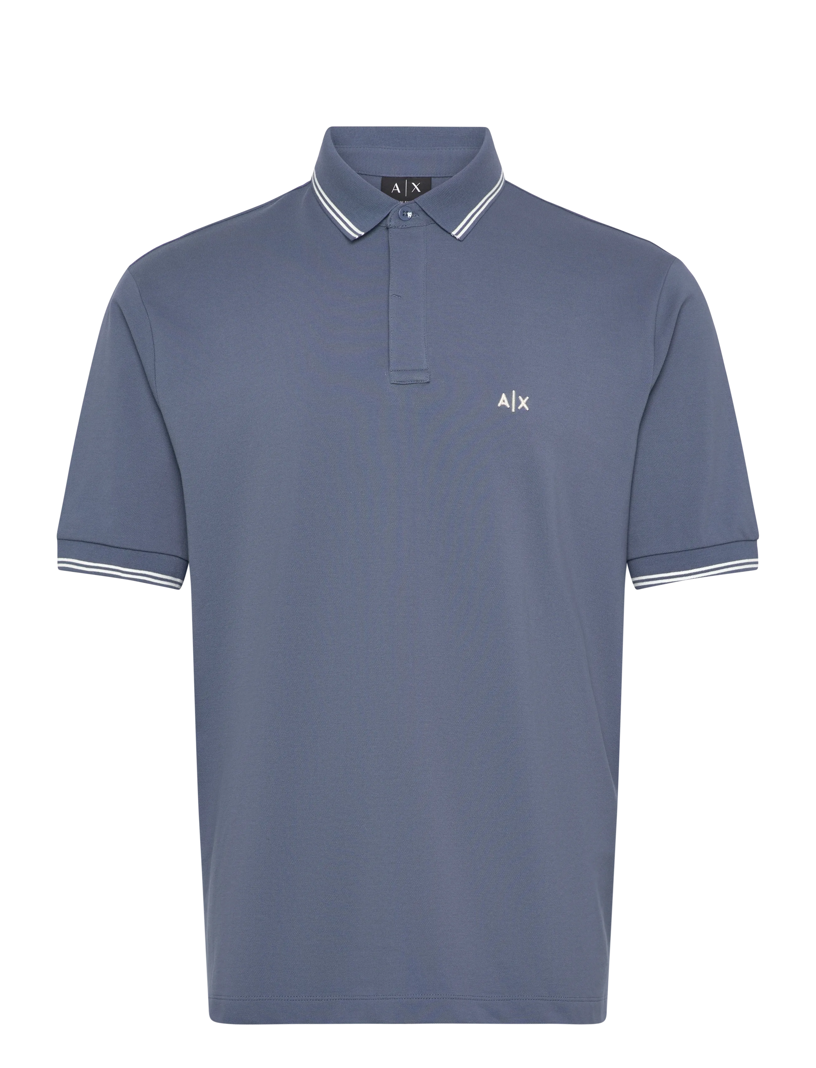 Armani Exchange POLO SHIRT - Tøj - CHINA BLUE / blue