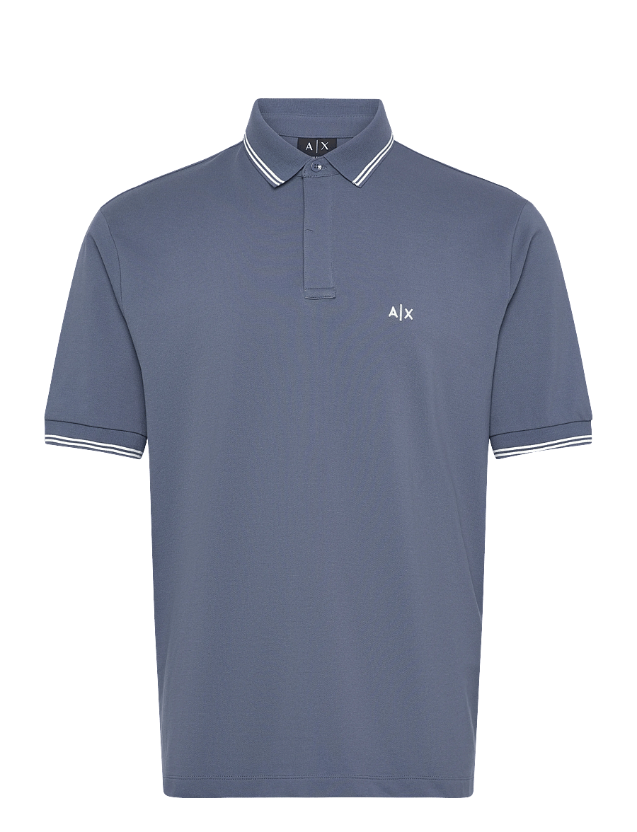 Armani Exchange - POLO SHIRT - lühikeste varrukatega polod - china blue - 1