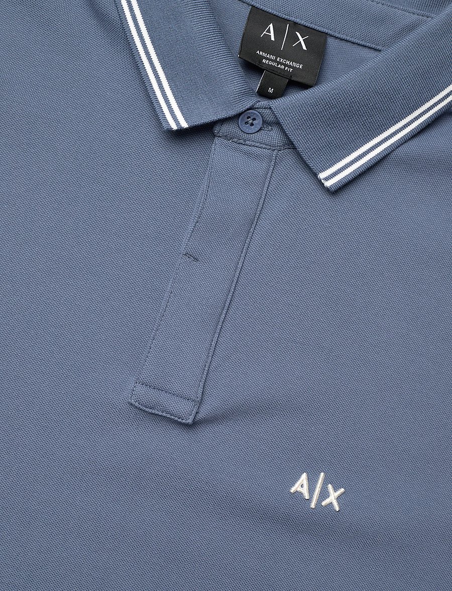 Armani Exchange - POLO SHIRT - lühikeste varrukatega polod - china blue - 5