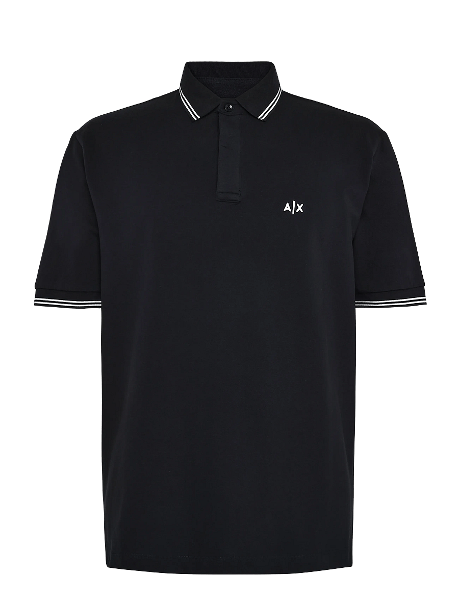Armani Exchange - POLO SHIRT - kortærmede poloer - deep navy - 1