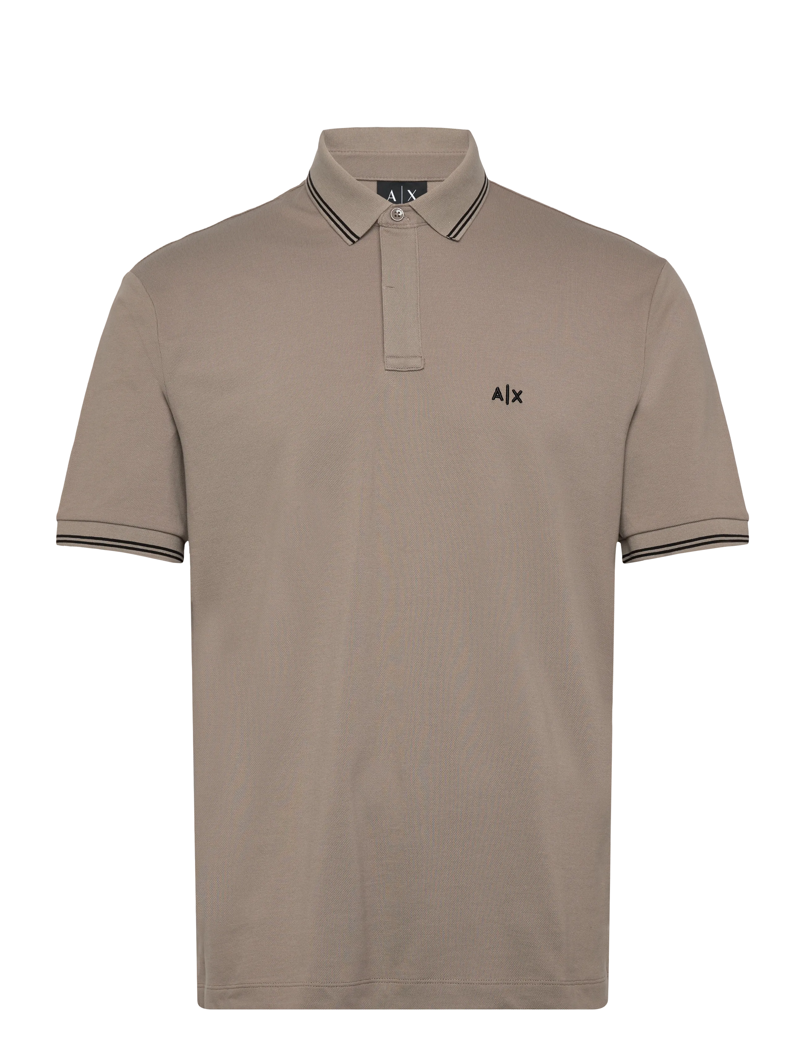 Armani Exchange POLO SHIRT - Tøj - DRIFTWOOD / brown
