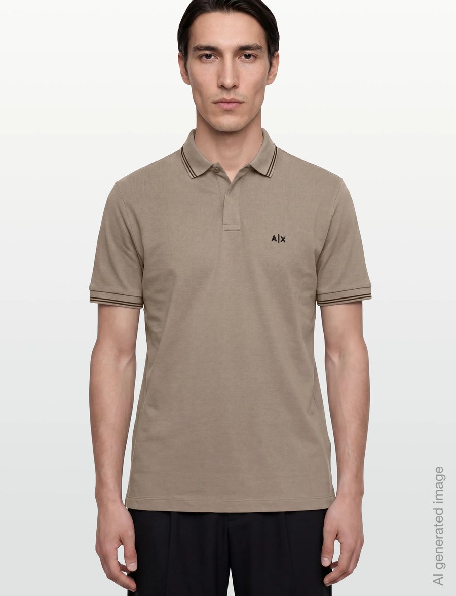 Armani Exchange - POLO SHIRT - kurzärmelig - driftwood - 3