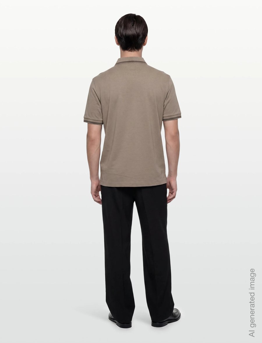 Armani Exchange - POLO SHIRT - kurzärmelig - driftwood - 4