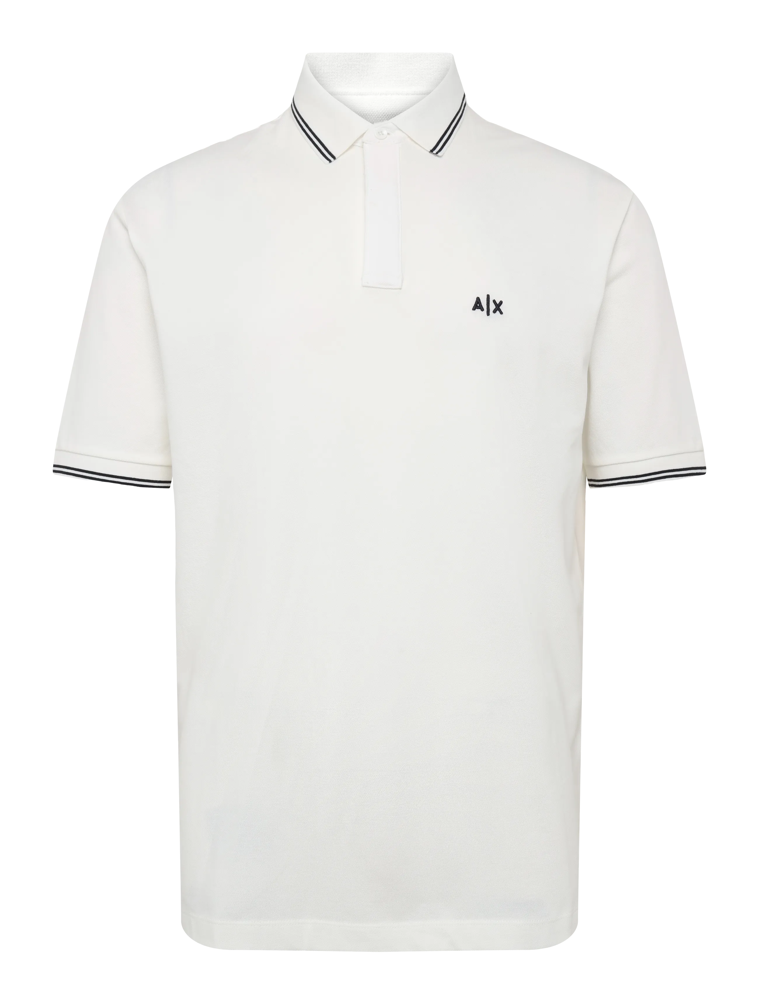 Armani Exchange POLO SHIRT - Kortærmede poloer - OFF WHITE / cream