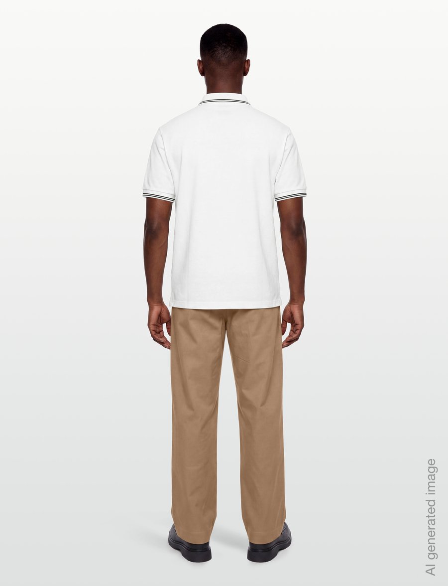 Armani Exchange - POLO SHIRT - kortærmede poloer - off white - 4