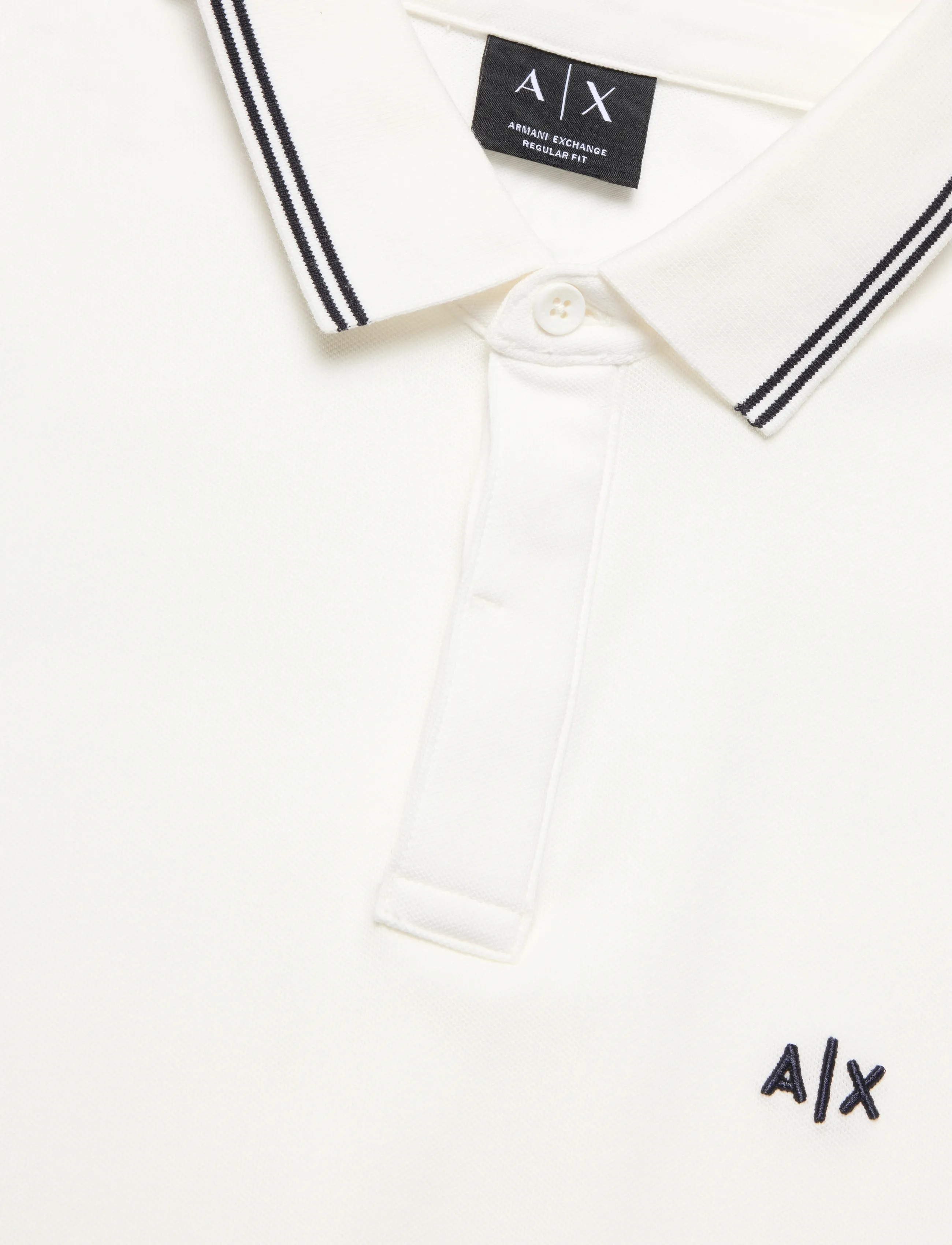 Armani Exchange - POLO SHIRT - kortærmede poloer - off white - 2