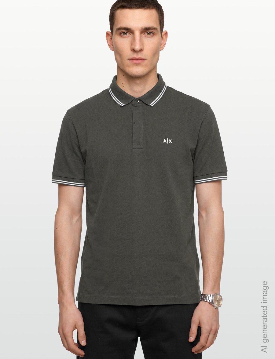 Armani Exchange - POLO SHIRT - lühikeste varrukatega polod - peat - 3