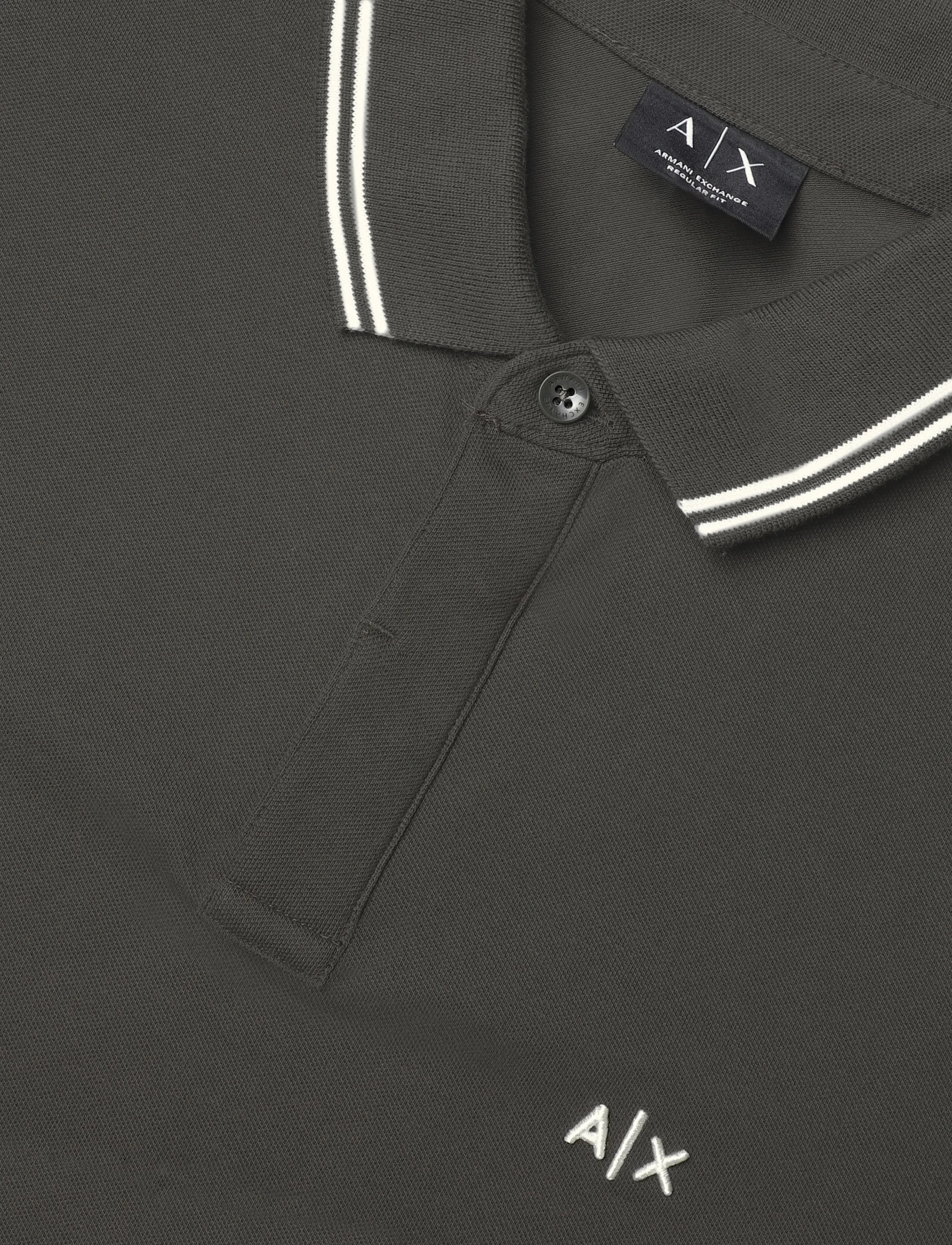 Armani Exchange - POLO SHIRT - kurzärmelig - peat - 2