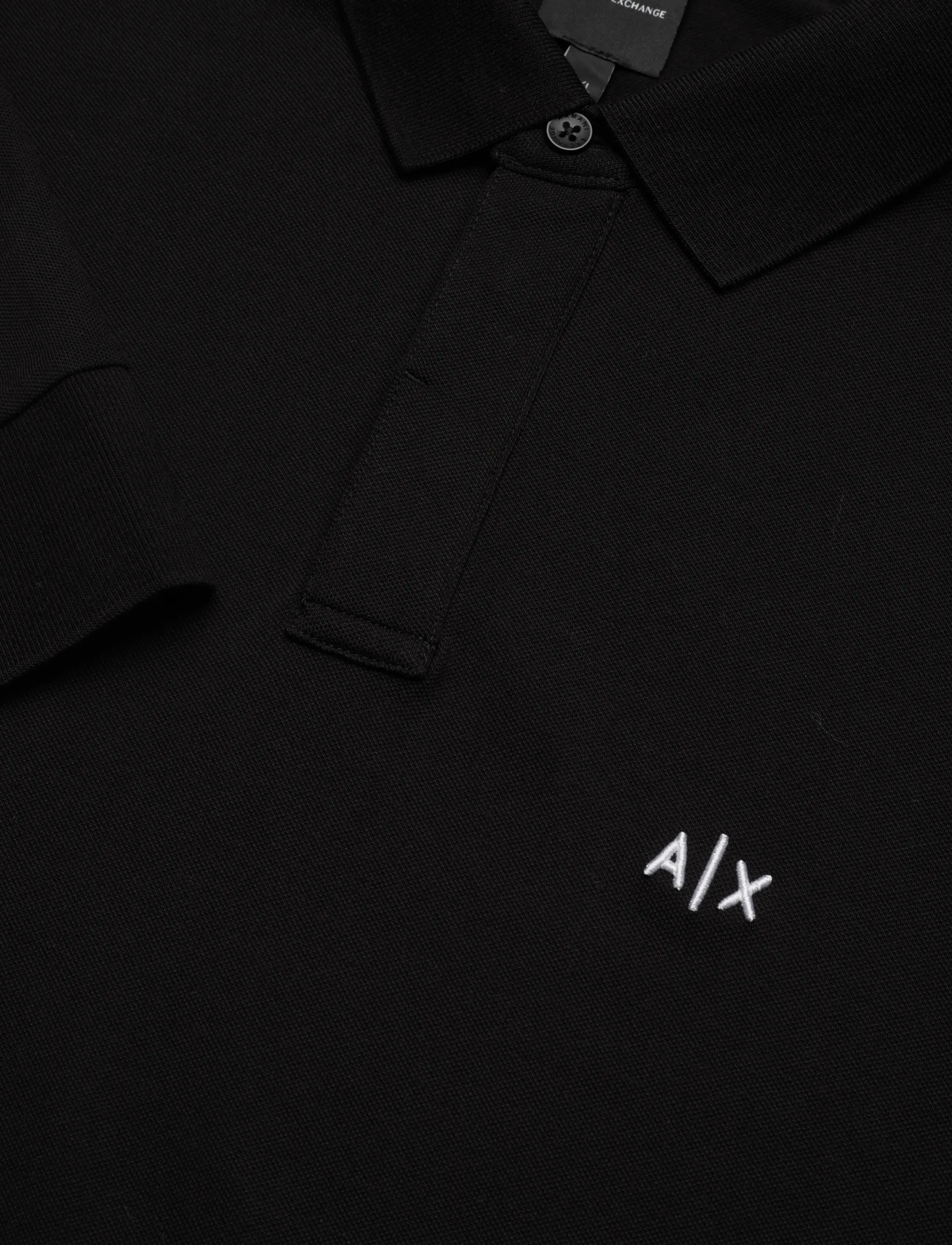 Armani Exchange - POLO SHIRT - long-sleeved t-shirts - black - 2