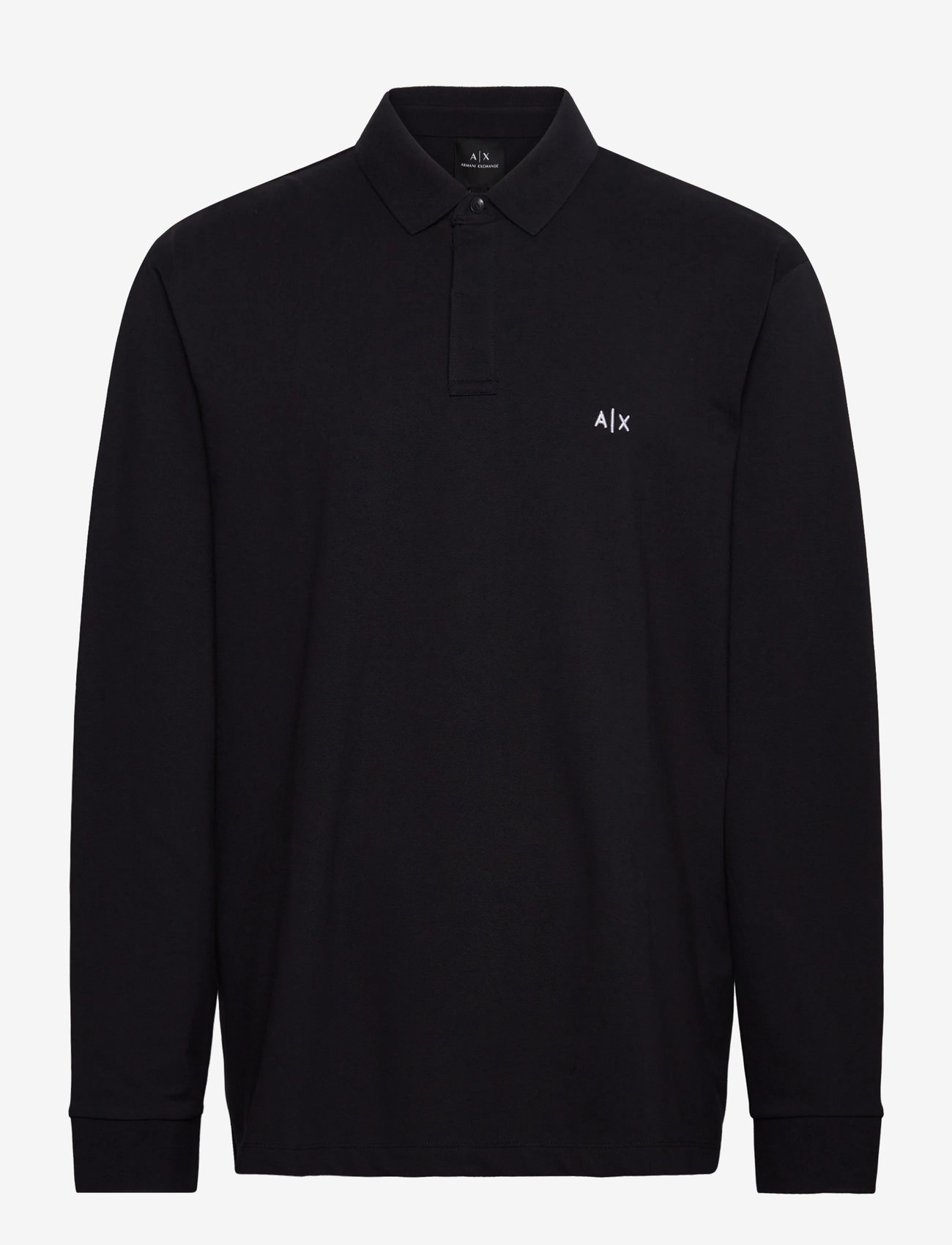 Armani Exchange - POLO SHIRT - langærmede t-shirts - deep navy - 0