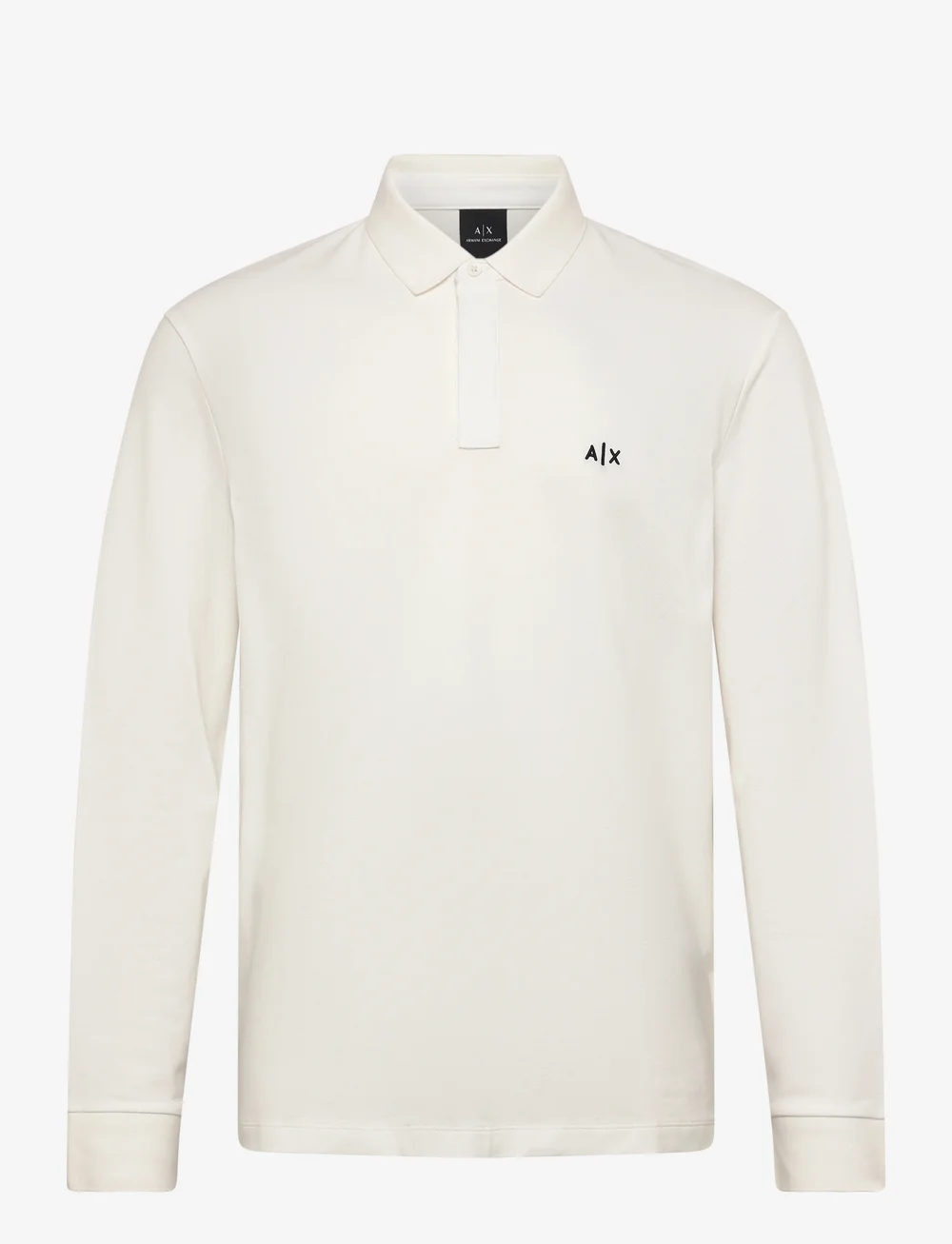 Armani Exchange - POLO SHIRT - lange mouwen - off white - 0