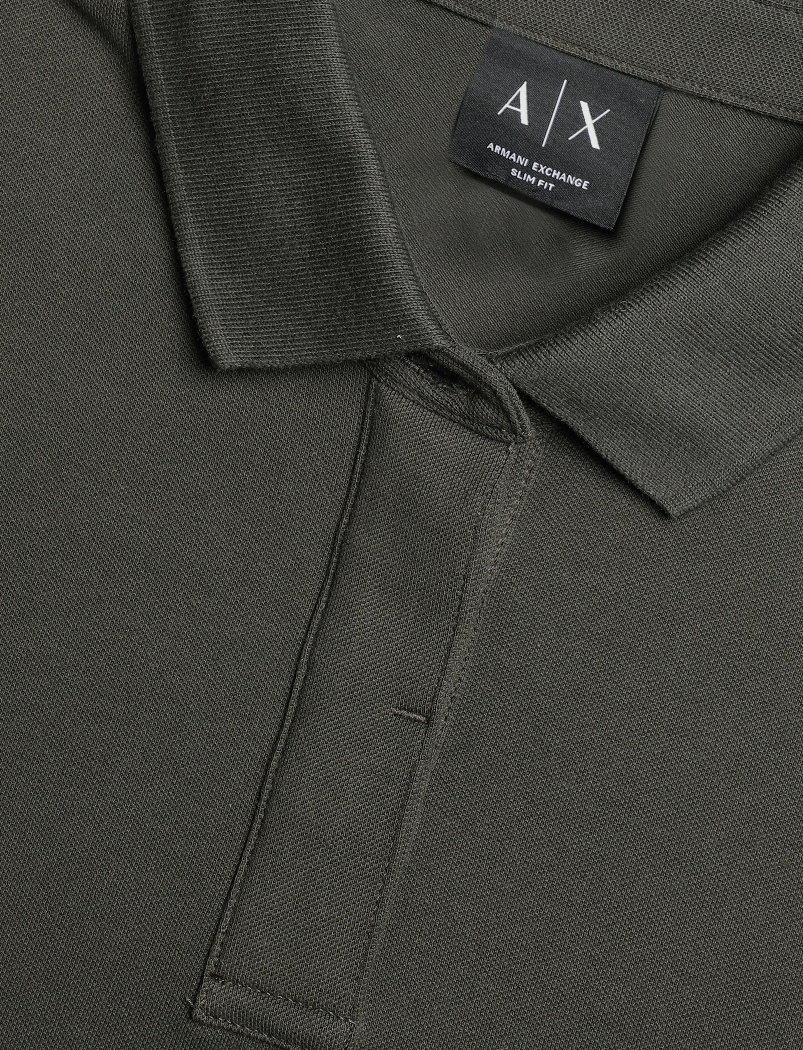Armani Exchange - POLO SHIRT - långärmade t-shirts - peat - 5