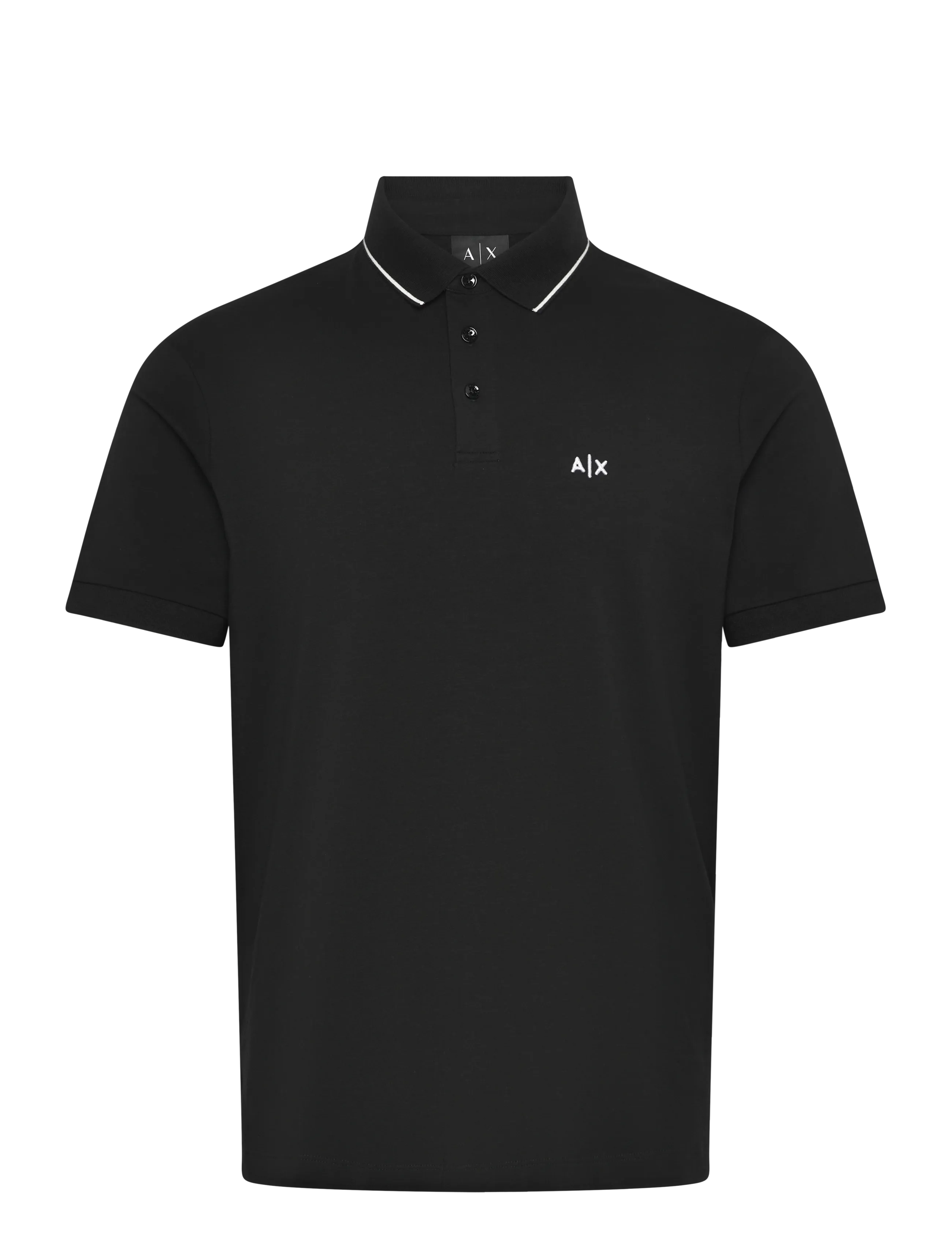 Armani Exchange POLO SHIRT - Poloer - BLACK / black