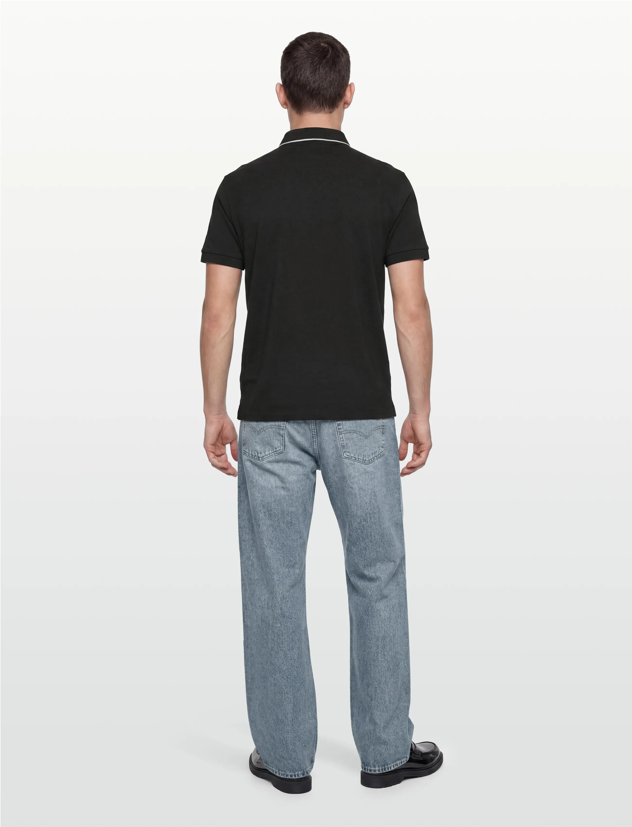 Armani Exchange - POLO SHIRT - kurzärmelig - black - 4