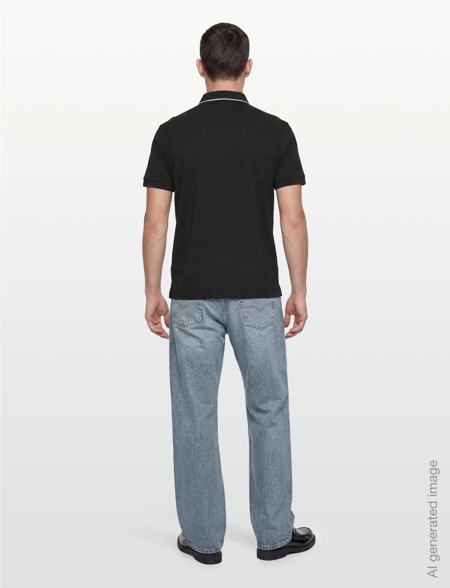 Armani Exchange - POLO SHIRT - kurzärmelig - black - 4
