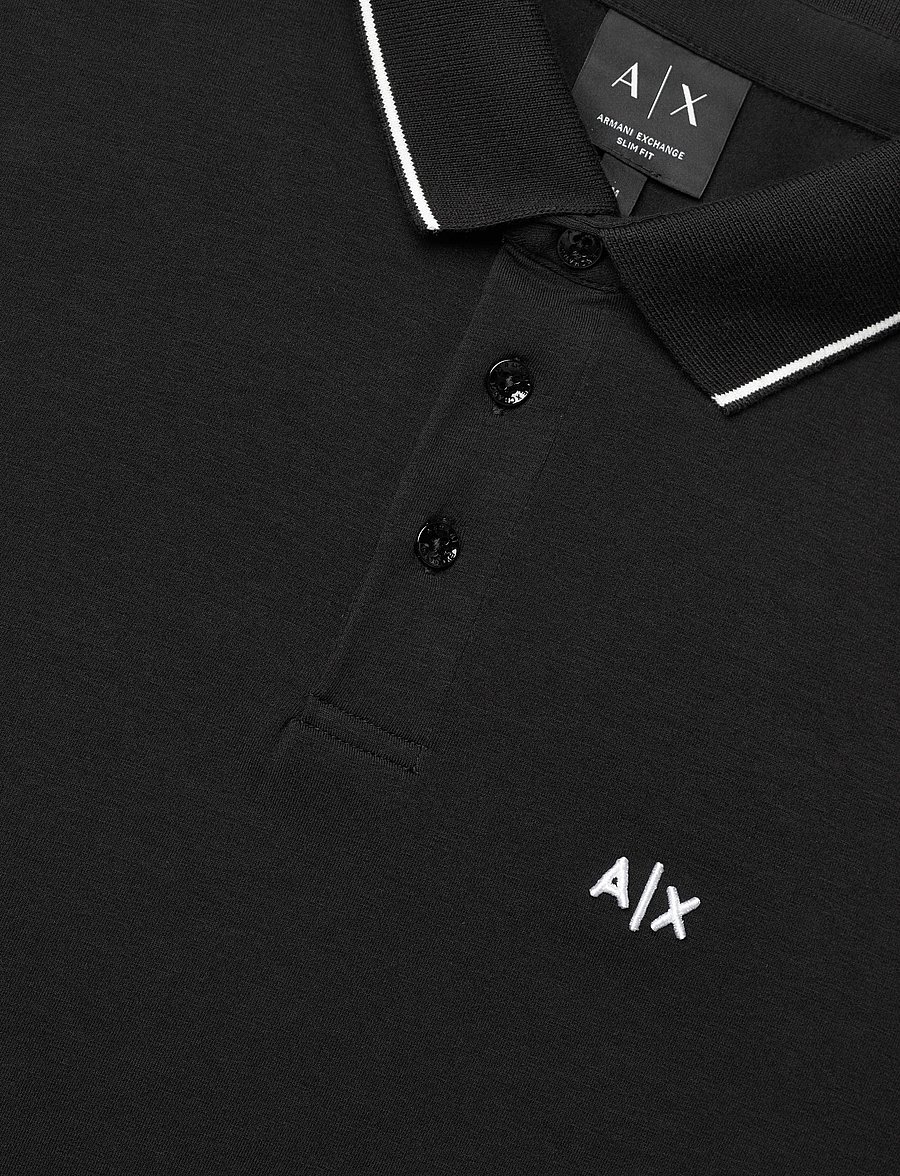 Armani Exchange - POLO SHIRT - kurzärmelig - black - 5