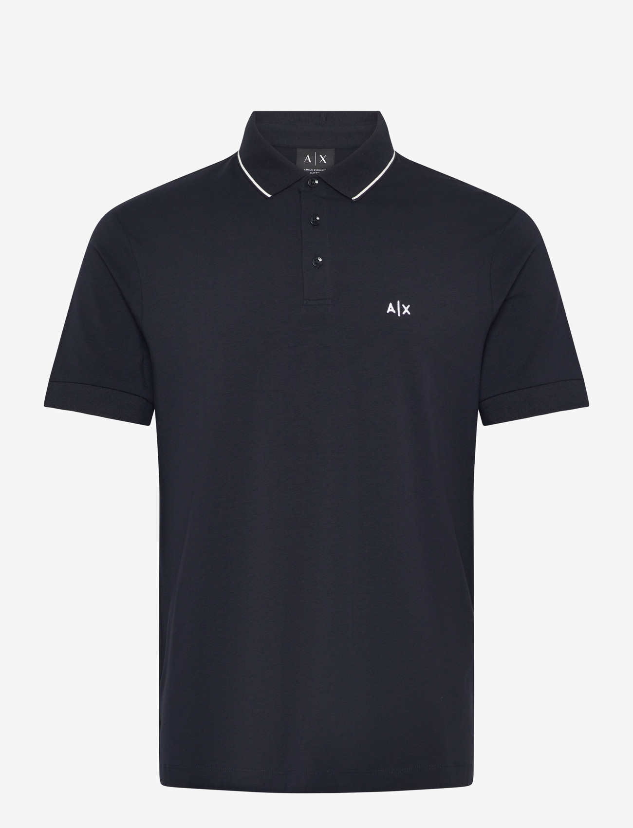 Armani Exchange - POLO SHIRT - kortærmede poloer - deep navy - 1